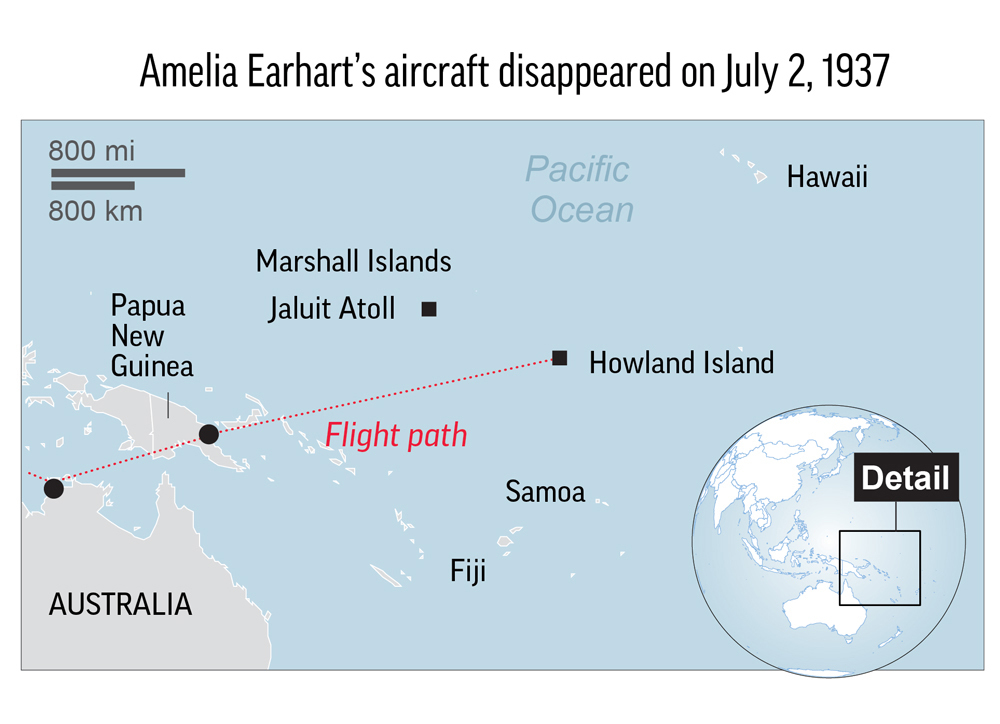 Question raised about timeline of Amelia Earhart documentary