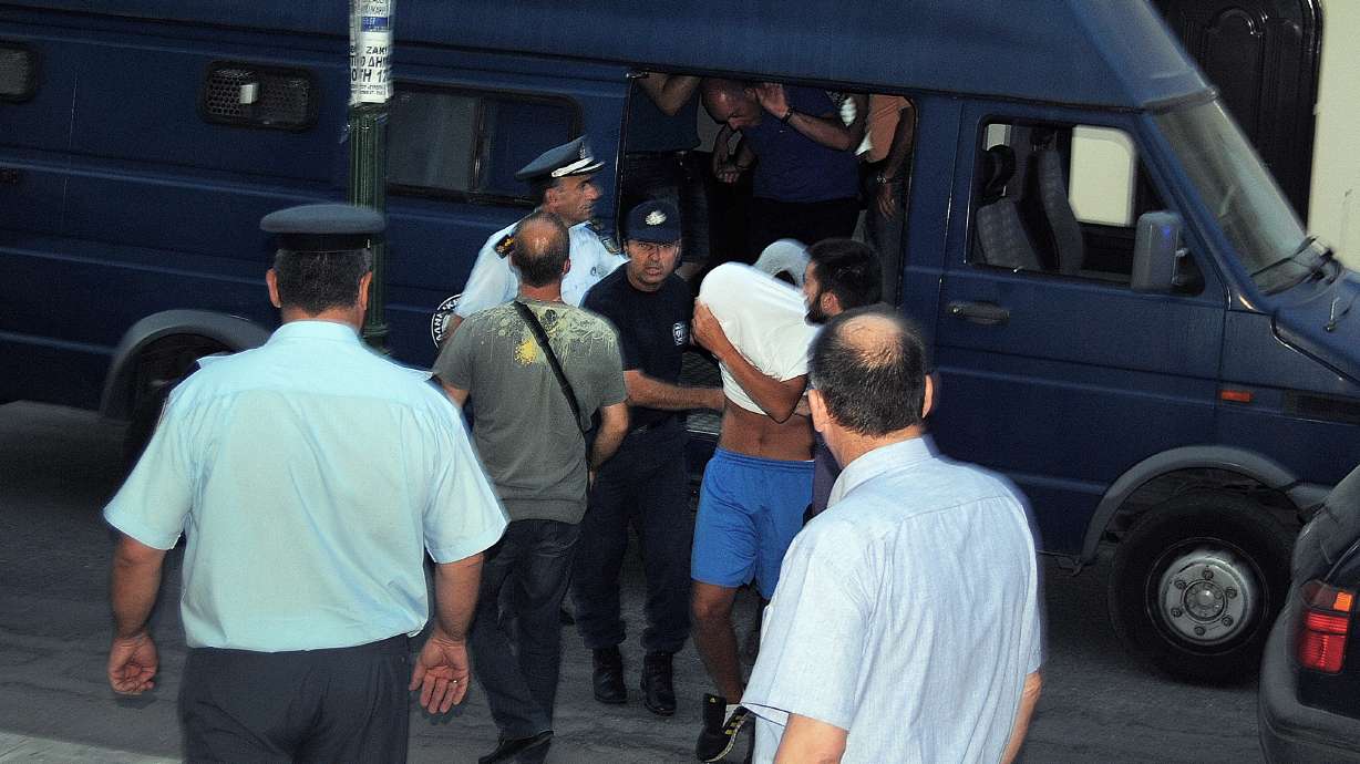 Greece: Suspects in tourist's fatal beating held for trial
