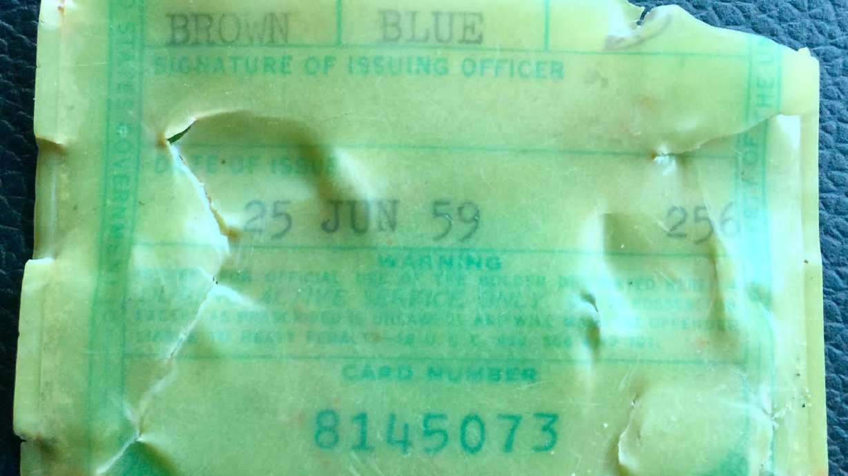 Military ID lost at sea for 55 years before Utah family reunites it with owner
