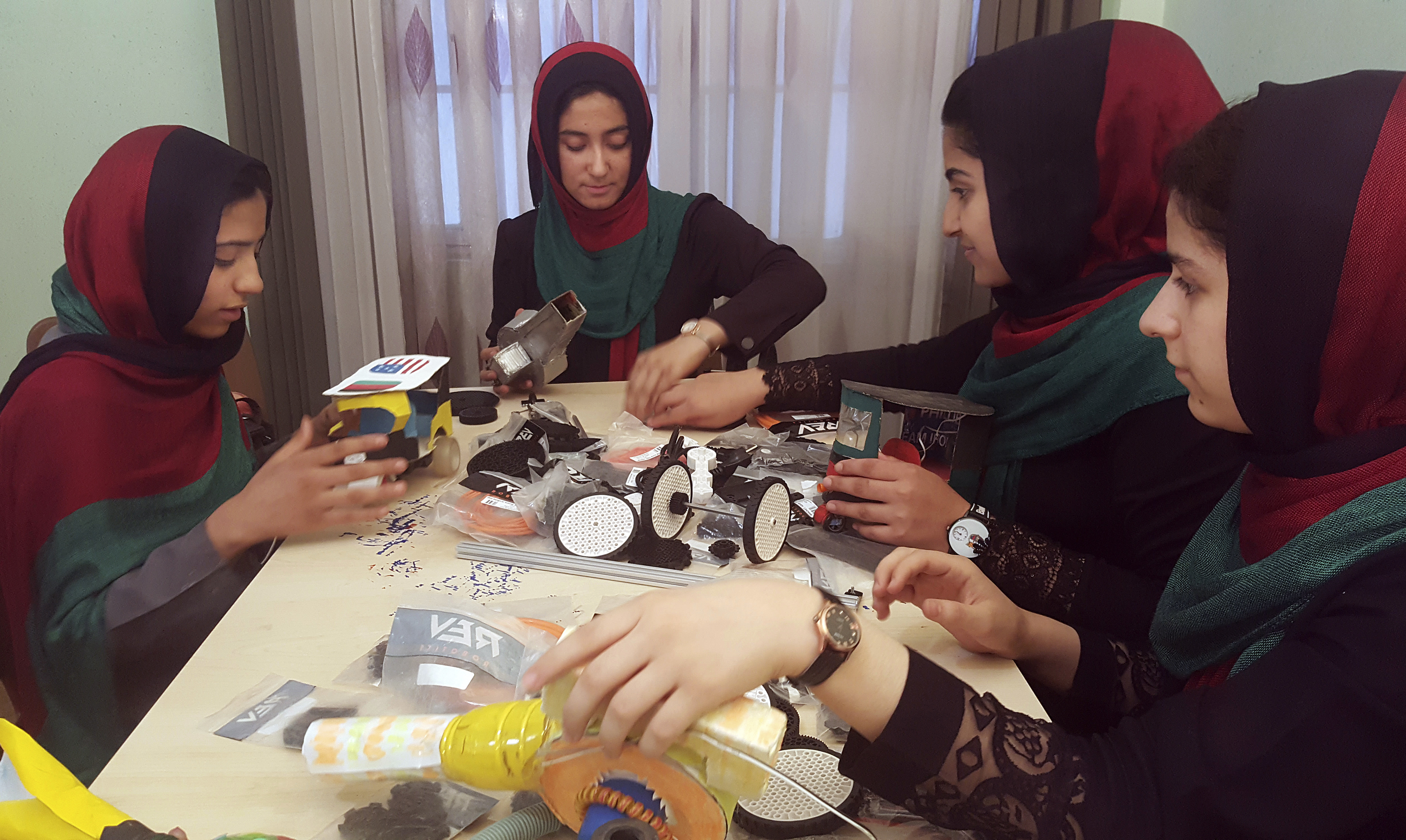 Afghan girls will be allowed into US for robotics contest