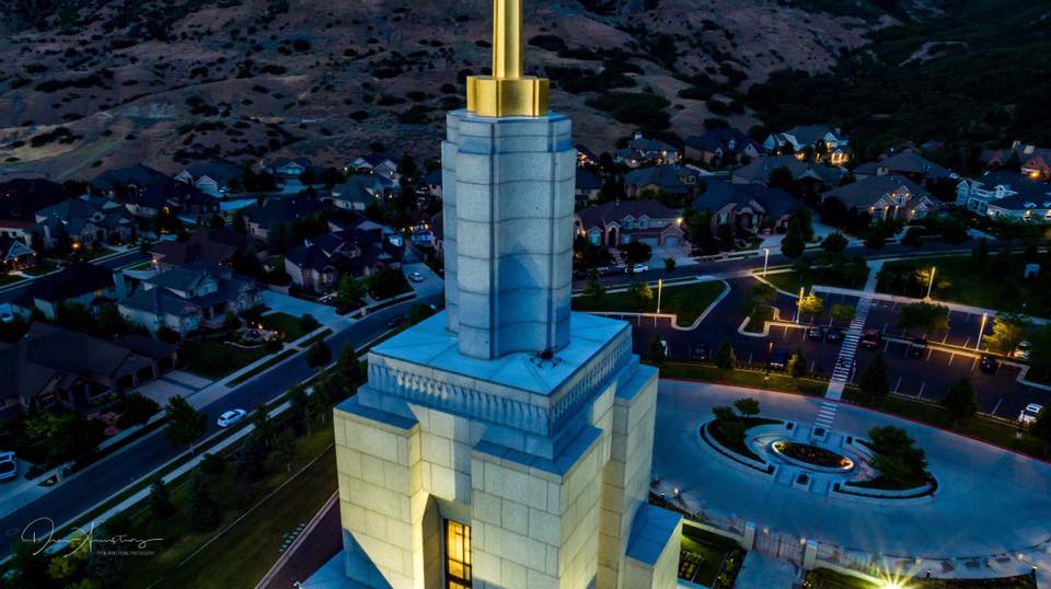 Drone discovered on top of LDS temple in Draper; raises questions of airspace rules