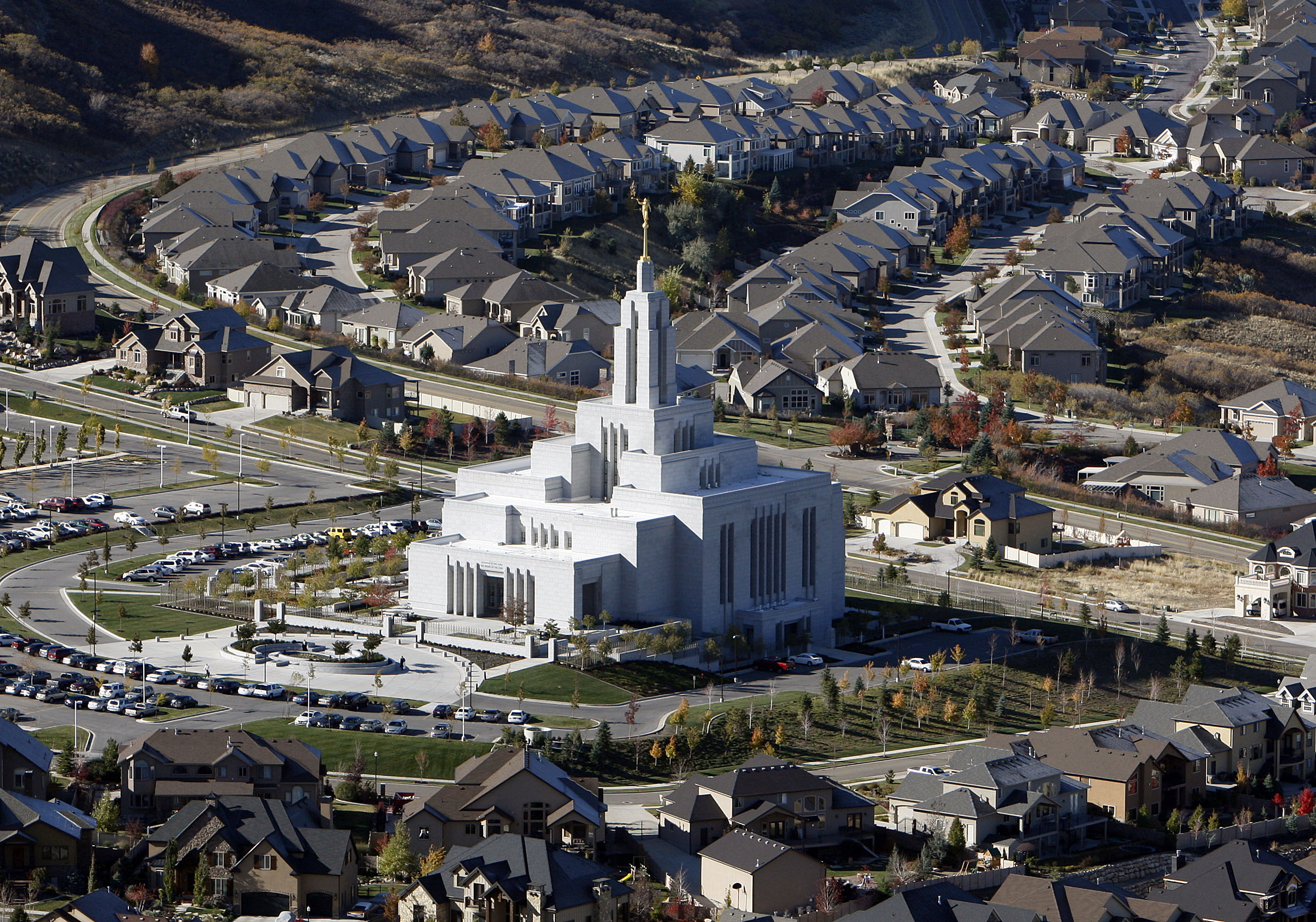 Draper Utah Temple of The Church of Jesus Christ of Latter-day Saints, Wednesday, Nov. 2, 2011.