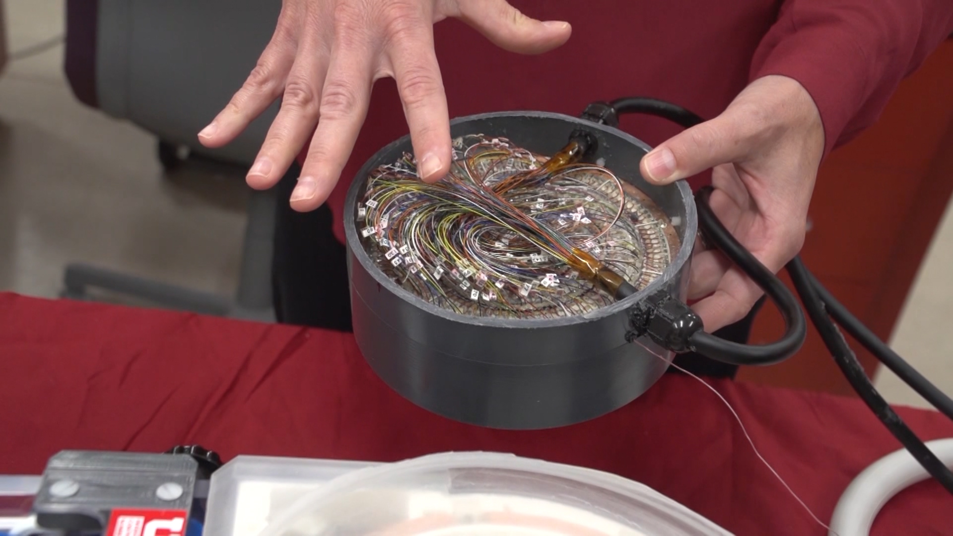 A team at the University of Utah is pioneering a magnetic resonance guided focused ultrasound system designed to target breast tumors. (KSL TV)