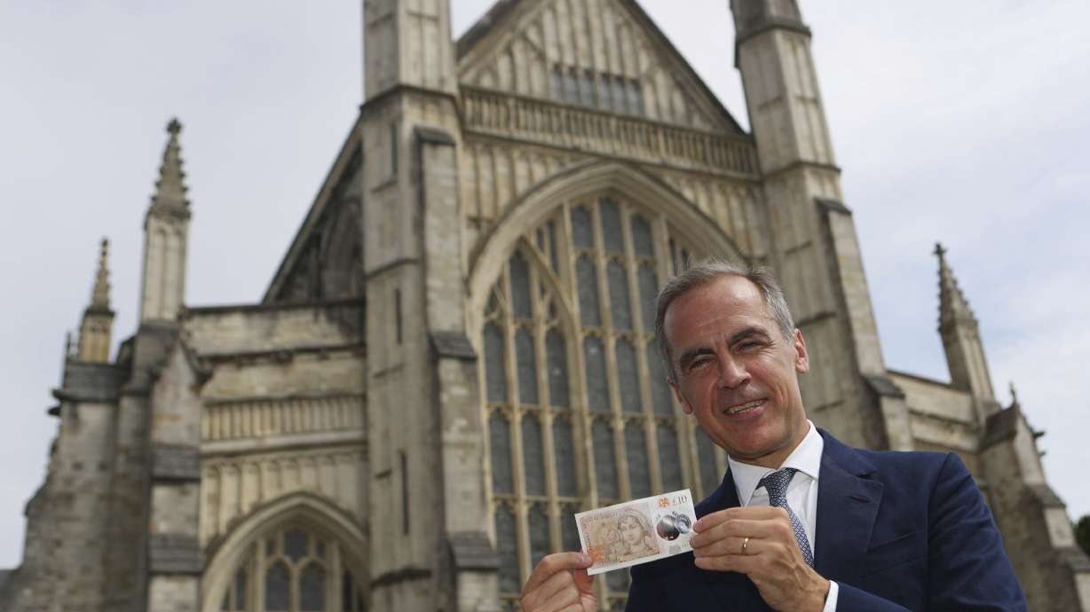 Jane Austen features on new British 10-pound note