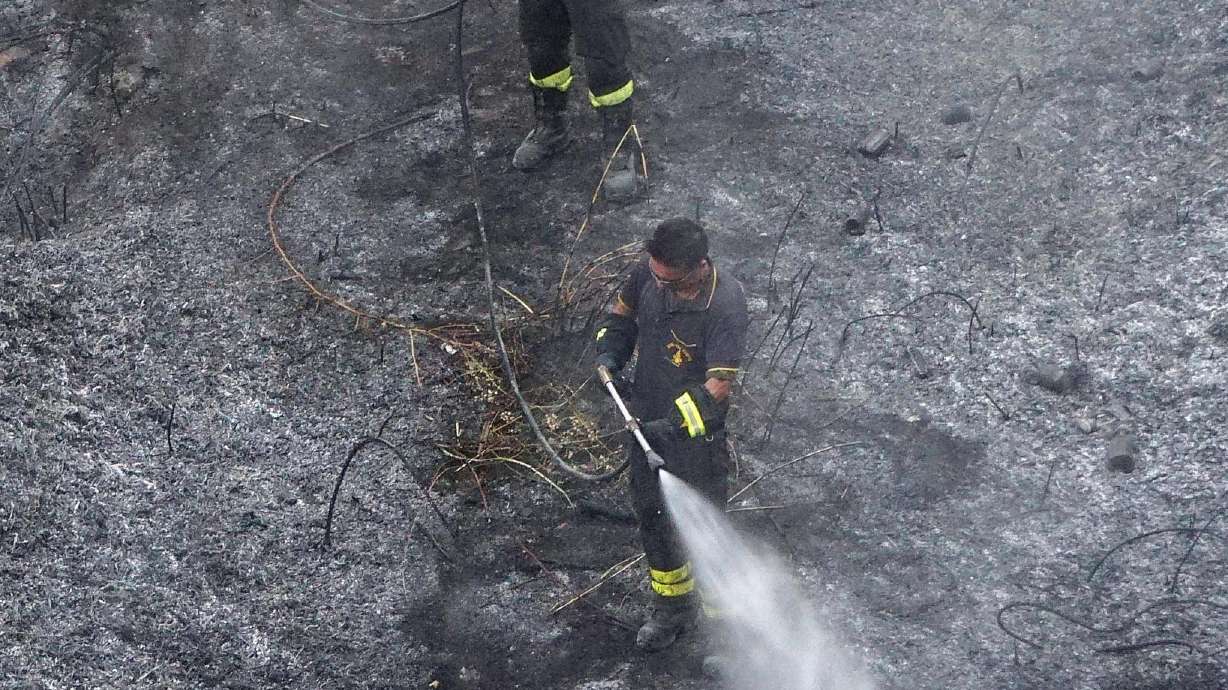 The Latest: Rural community sees "complete devastation"