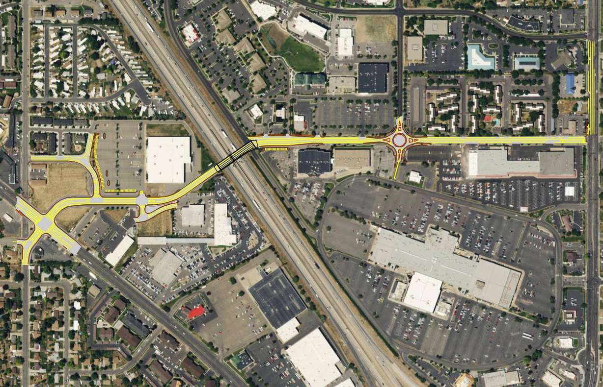 A project to a create a new east-west connection over I-15 in Layton is getting underway. It will connect 1425 North on the east with a bridge across I-15 to the existing roadway between Kohl’s and the Cutrubus Motors body shop, just north of the Layton Hills Mall. Angel Street will become a cul-de-sac on the north side of Main Street, and there will be a new roundabout at 1425 North and Layton Hills Parkway. (Photo: UDOT)