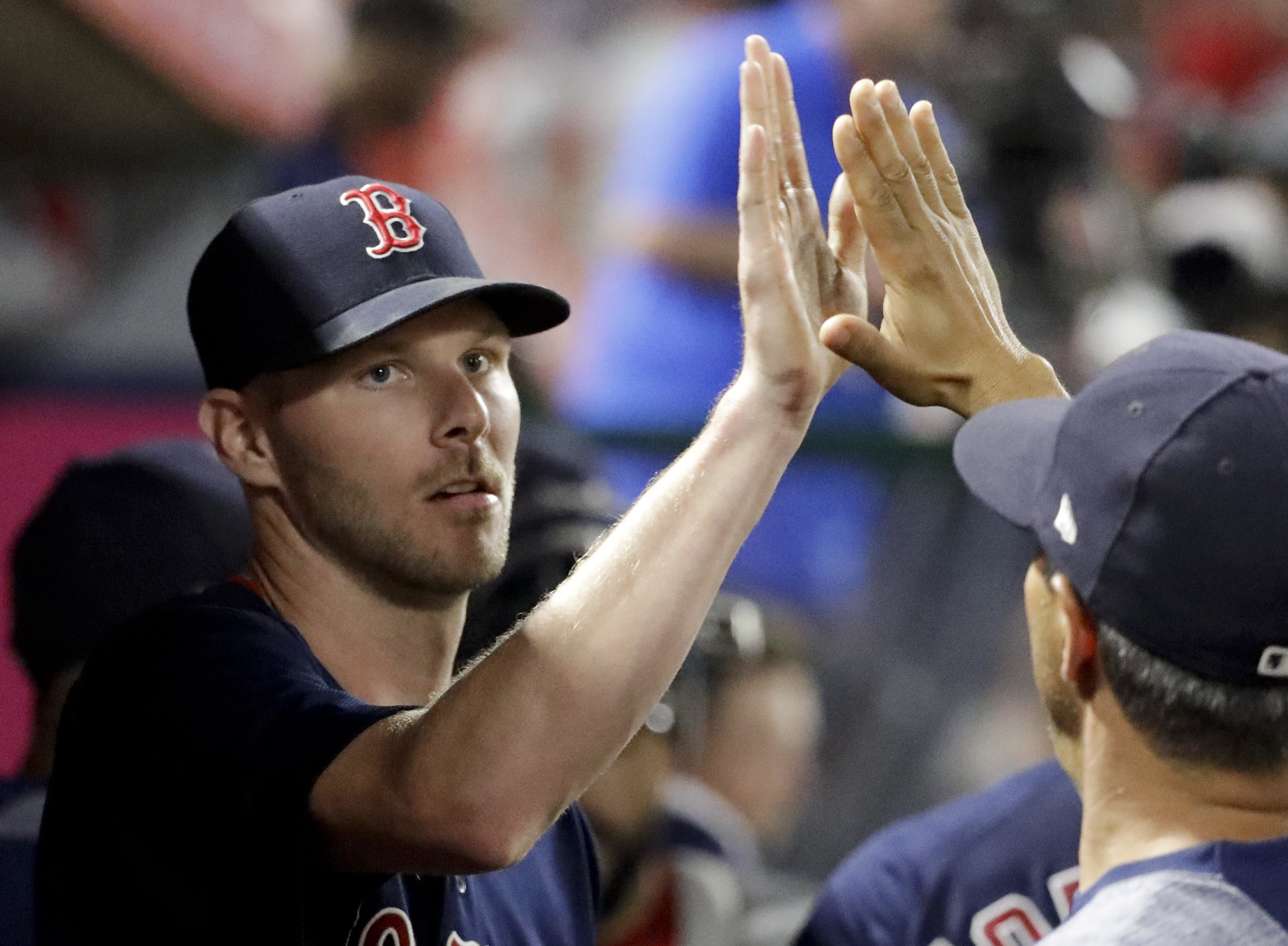 Sale blanks Angels for 6 innings in Boston's 6-2 win