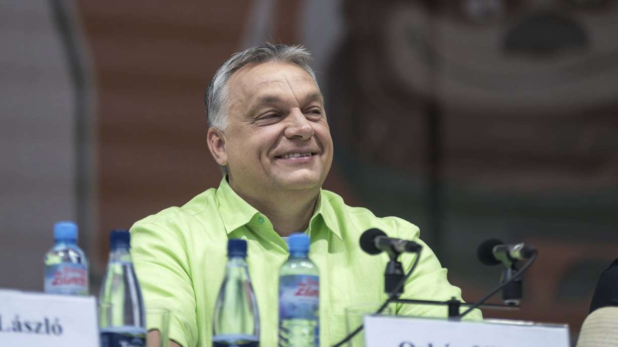 Hungary's leader: EU and Soros seek to "Muslimize" Europe