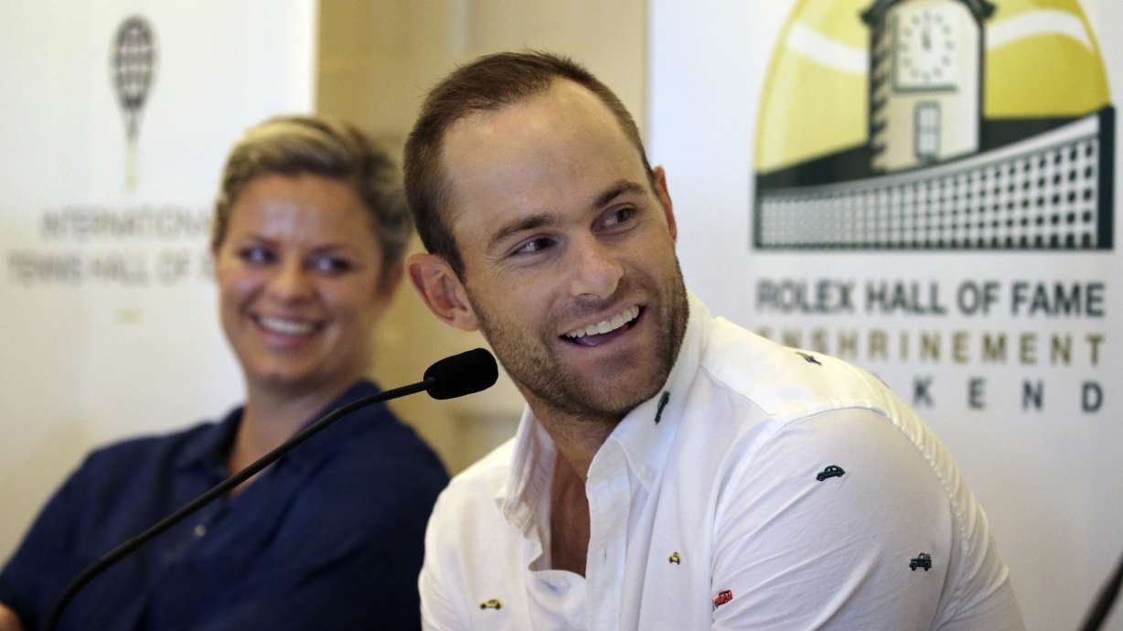 Roddick, Clijsters among Tennis Hall of Fame inductees