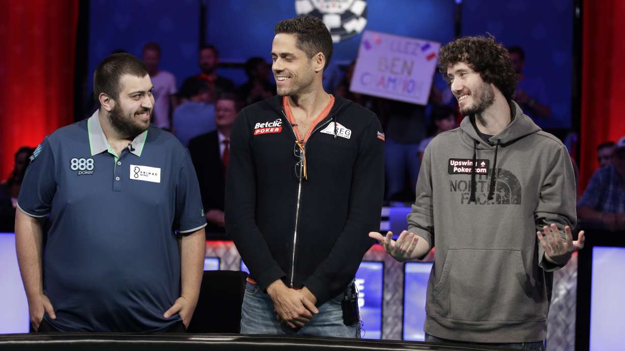 The Latest: Pennsylvania man OK with 2nd at main poker event