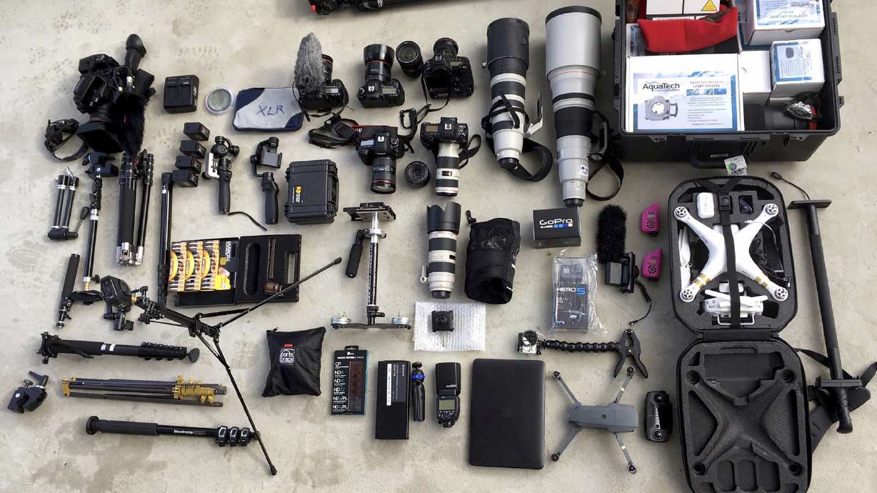 360 camera, drones: AP team gears up for a melting Arctic