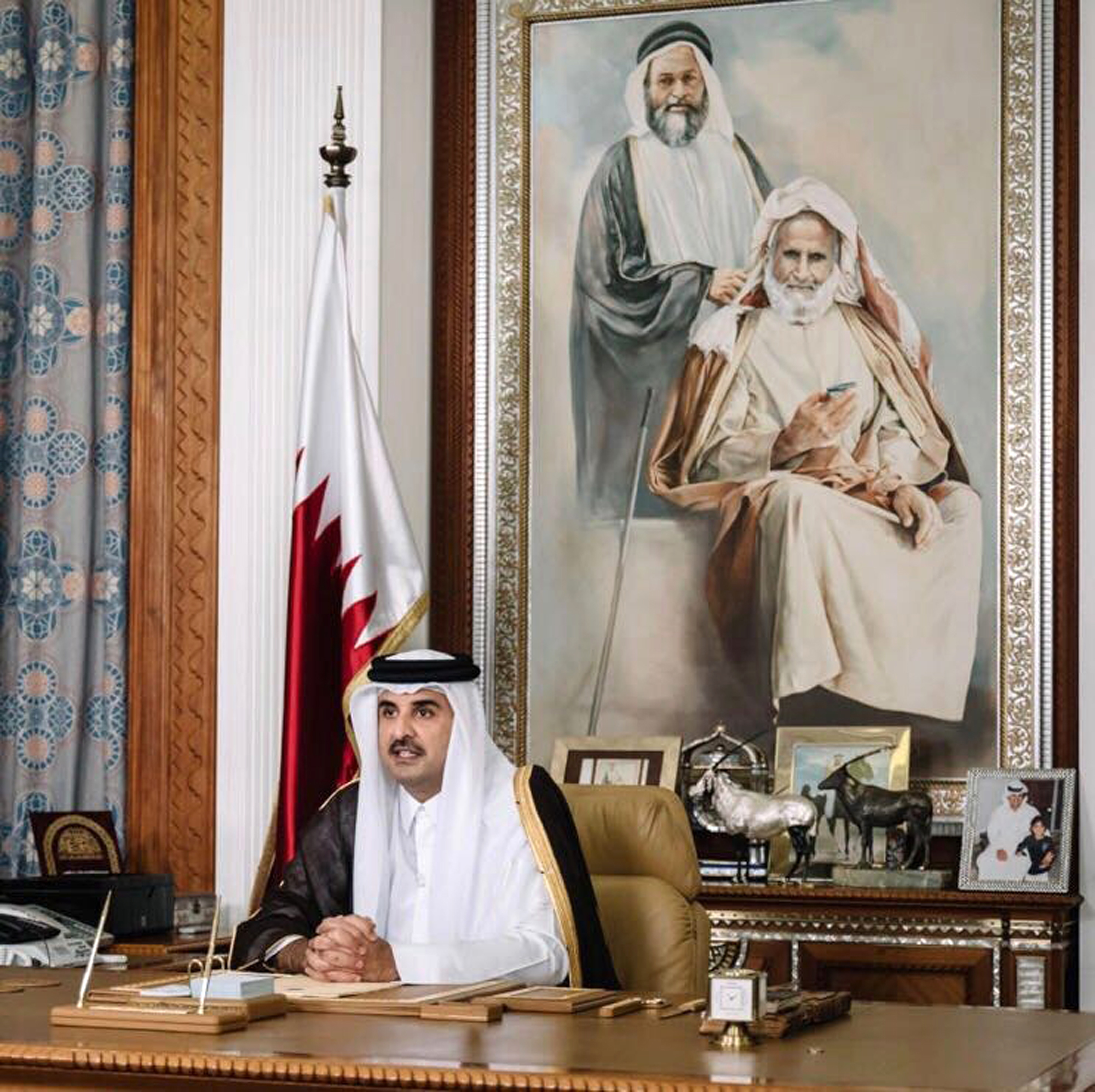 The Latest: Turkey's president talks Qatar in Saudi, Kuwait