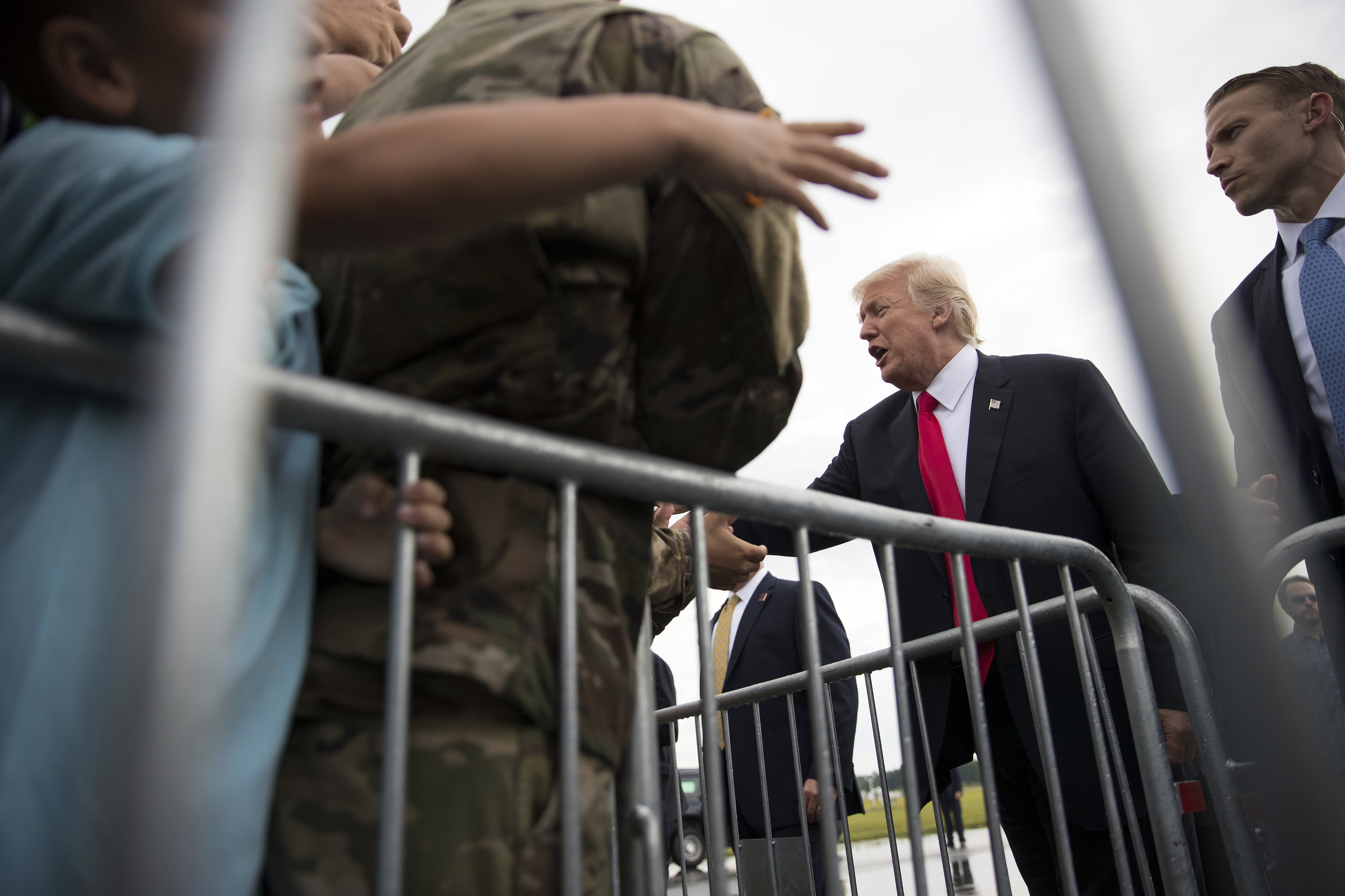 The Latest: Trump jokes about firing Price over Senate vote