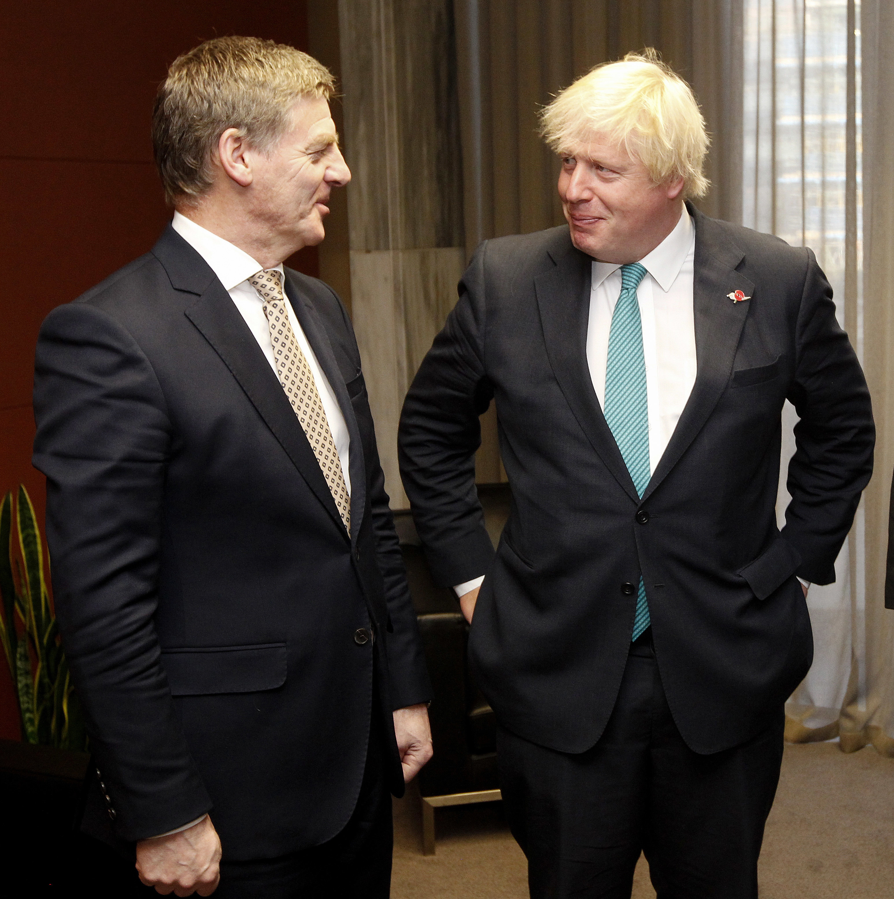 In New Zealand, Johnson parries queries on British politics