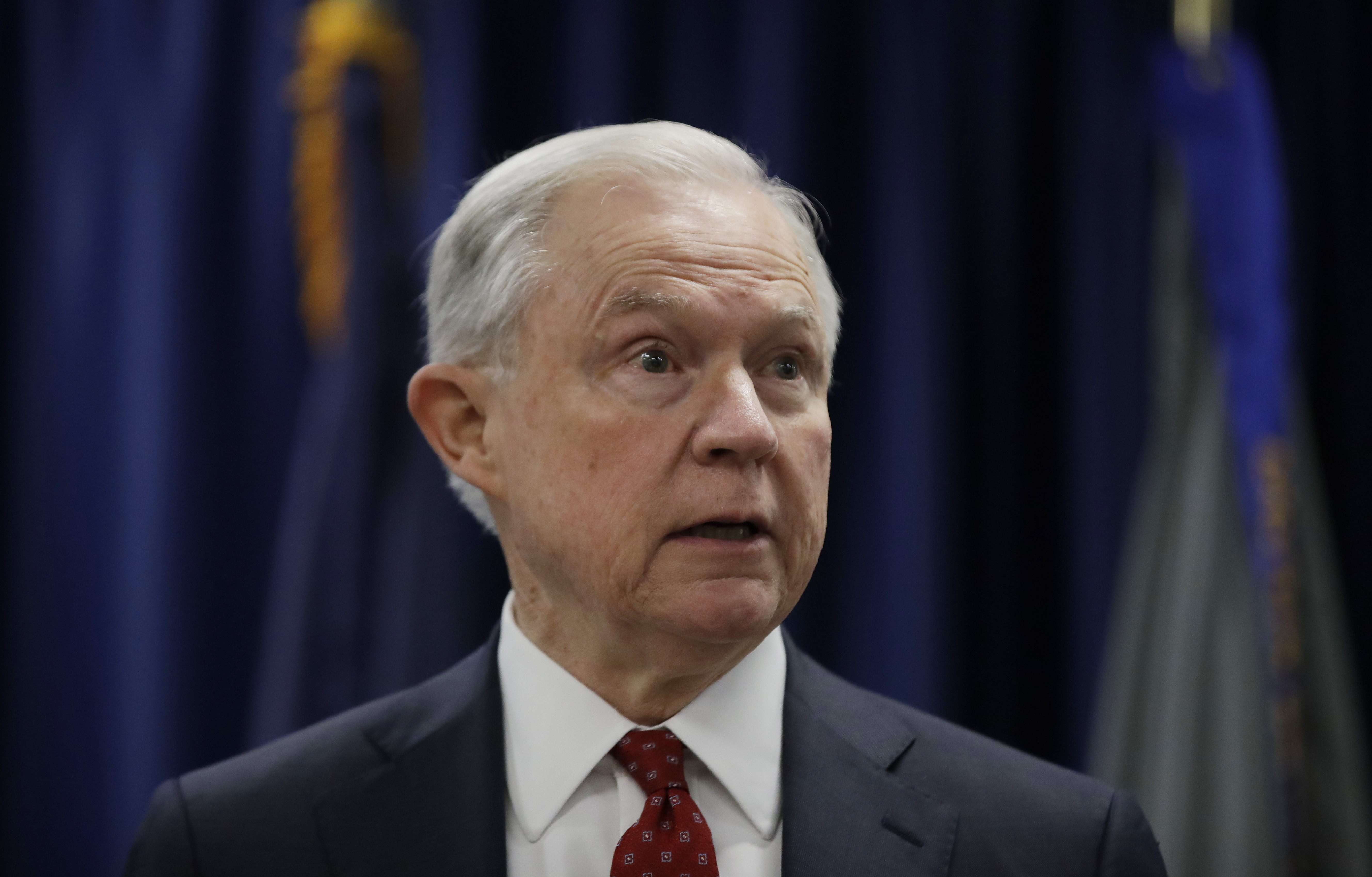 The Latest: Trump cranks up heat on Sessions