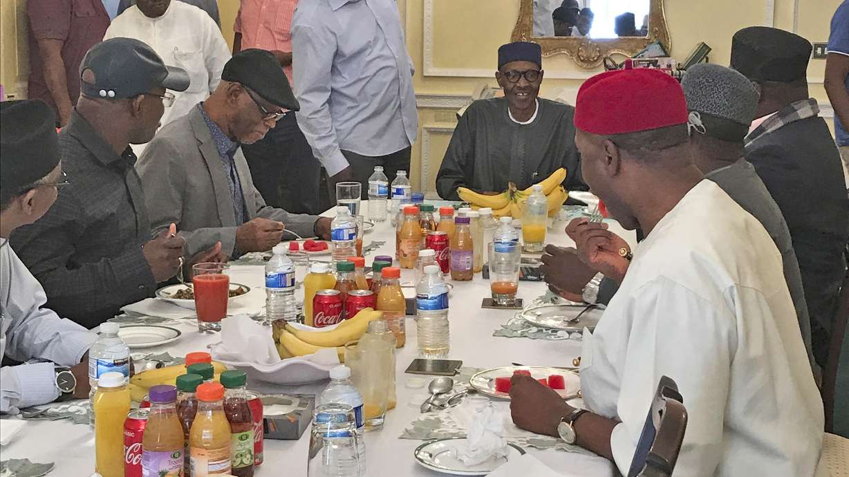 Ailing Nigeria president gives thanks for nationwide prayers