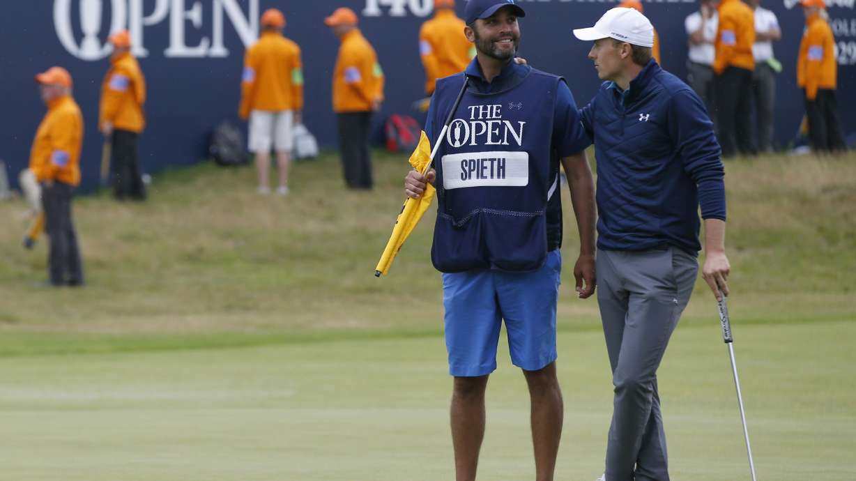Spieth's caddie an ex-math teacher who has a way with words