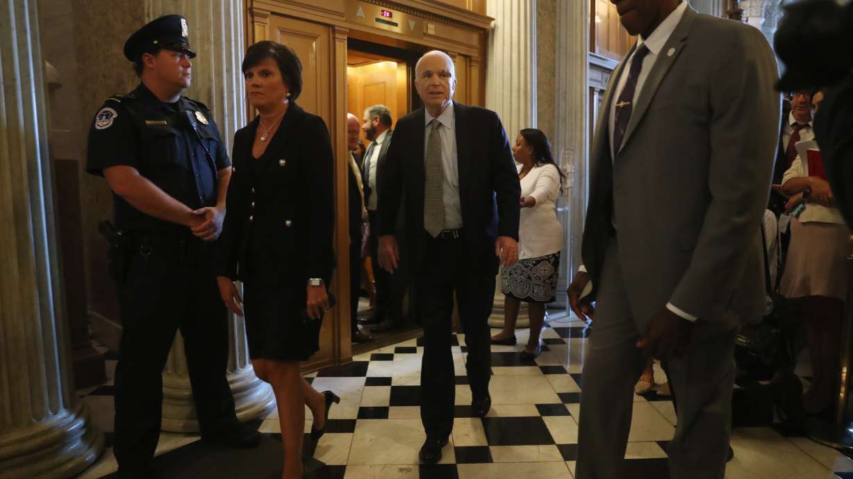 The Latest: McCain calls on both parties to work together