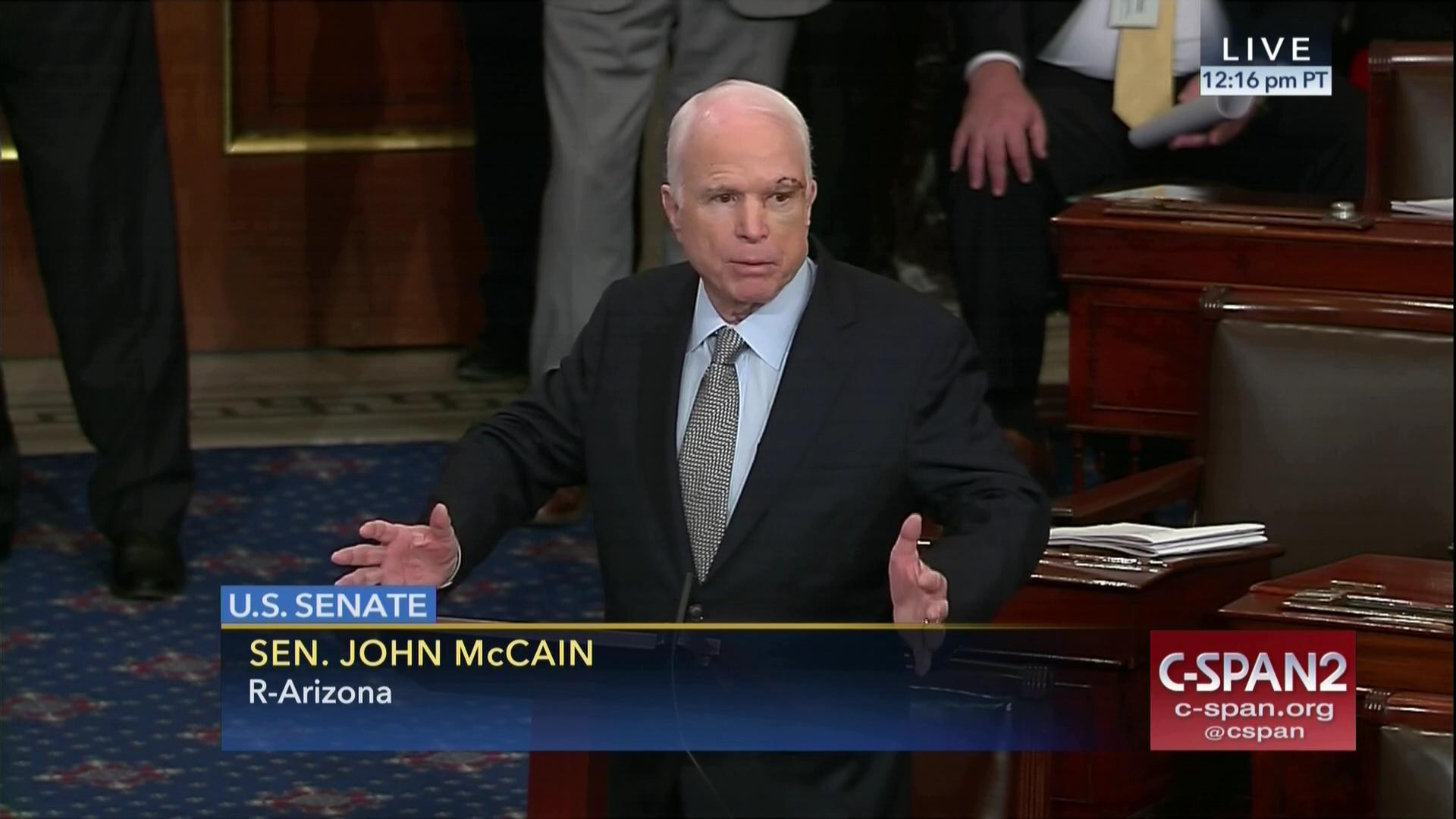 GOP senators blink on a big chance to repeal 'Obamacare'