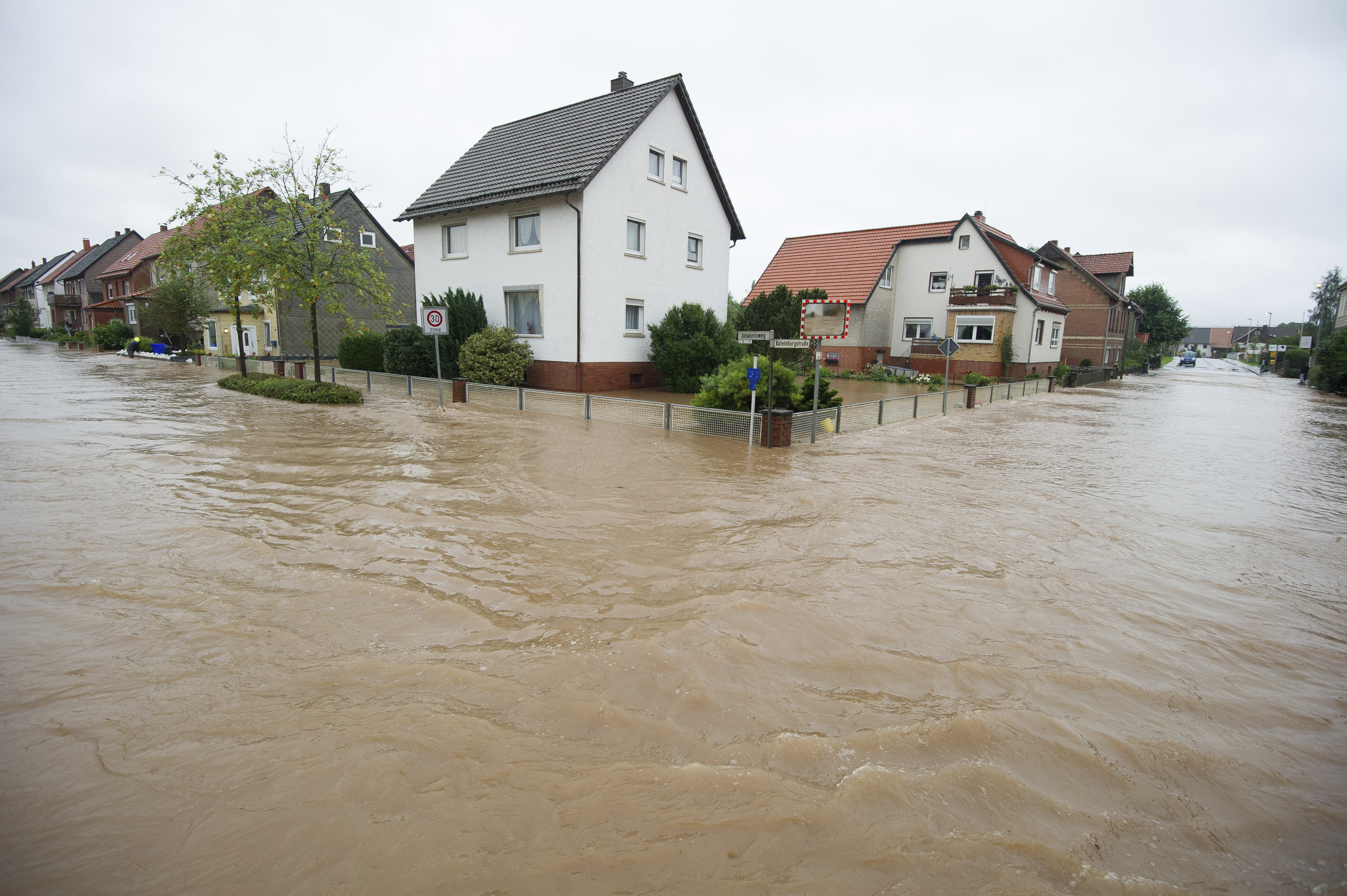 Floods hit northern Germany, force some evacuations