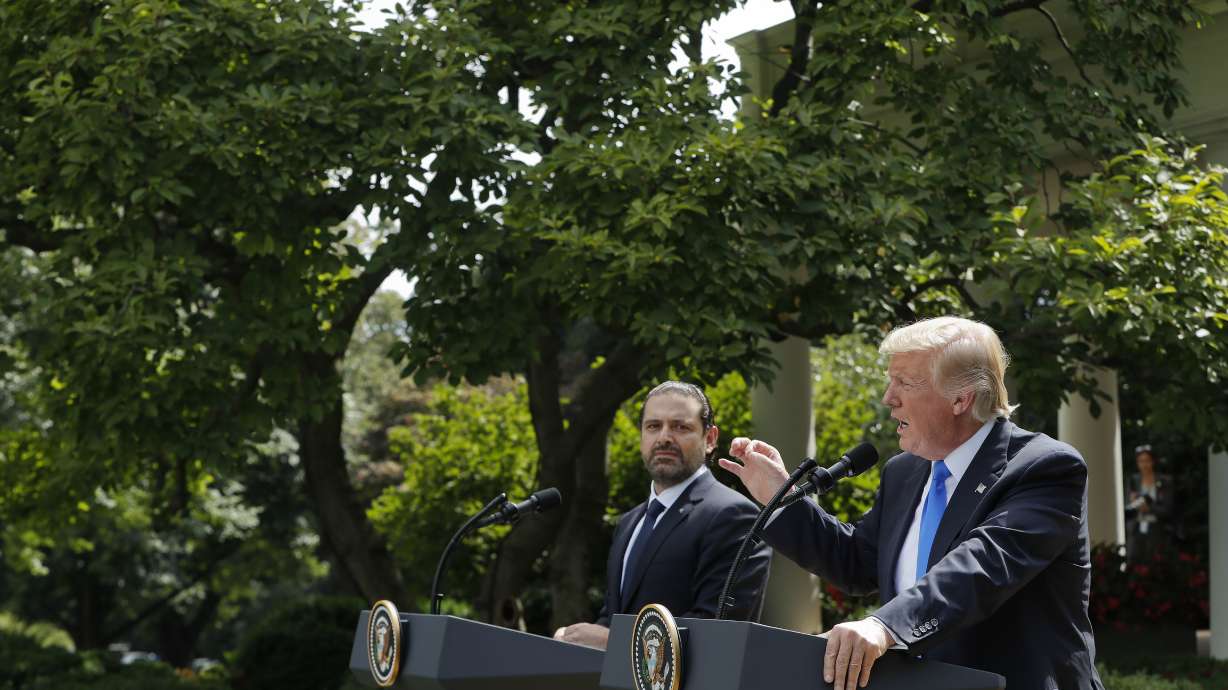 AP FACT CHECK: Trump misfires on Mideast