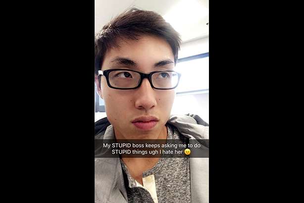 If you're planning to send a Snap dissing your boss, make sure you choose your audience wisely. Or better yet, don't send it.