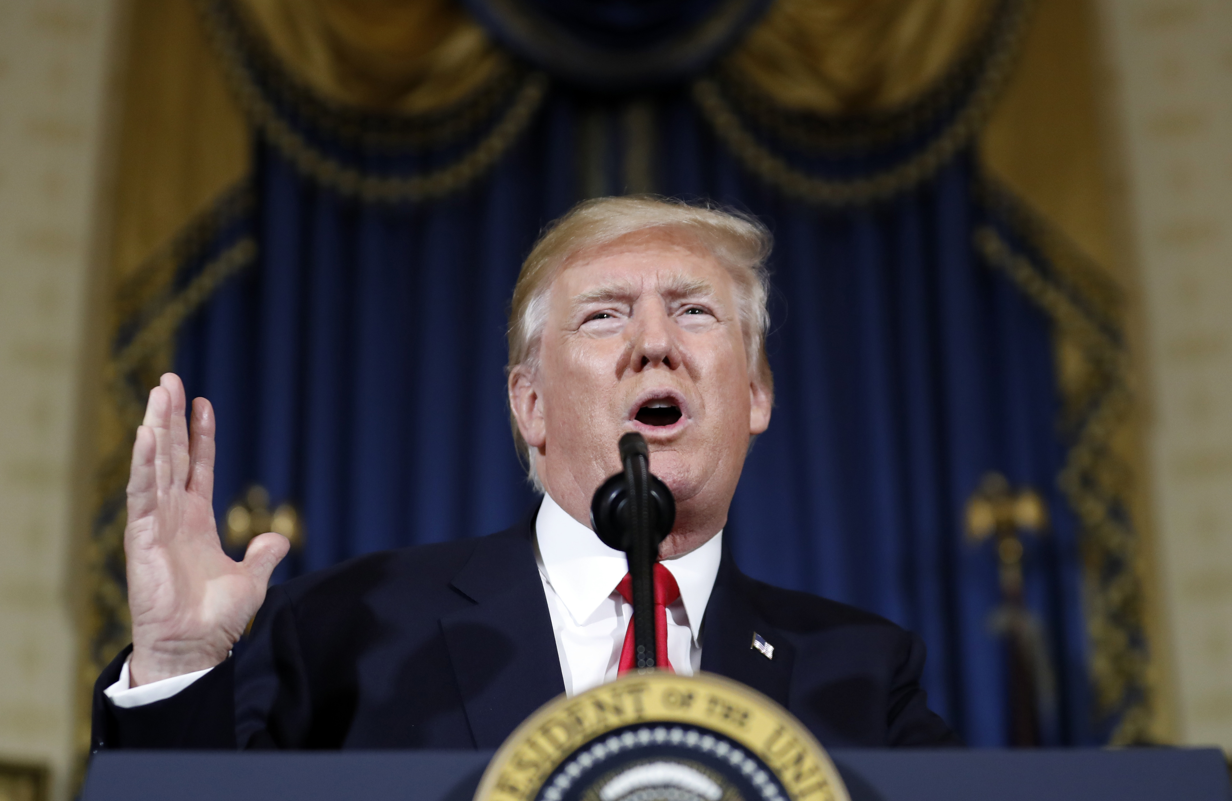 The Latest: Gore slams trump's military transgender ban