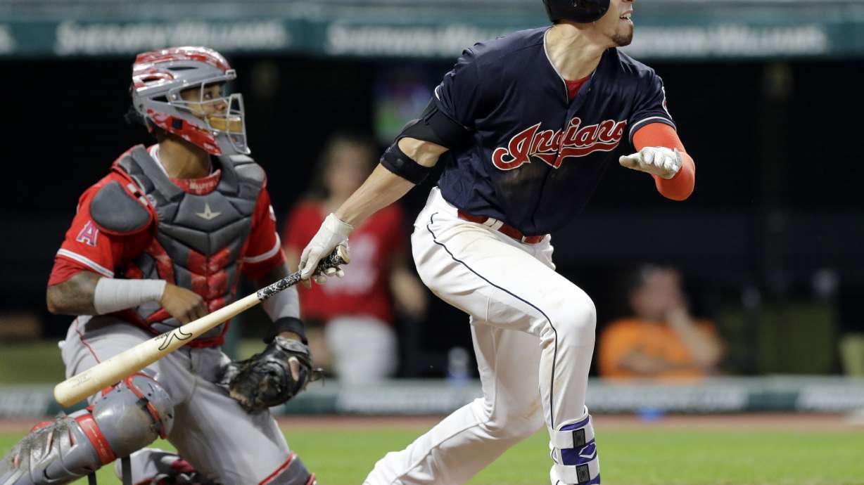 Zimmer homers, drives in go-ahead run as Indians beat Angels