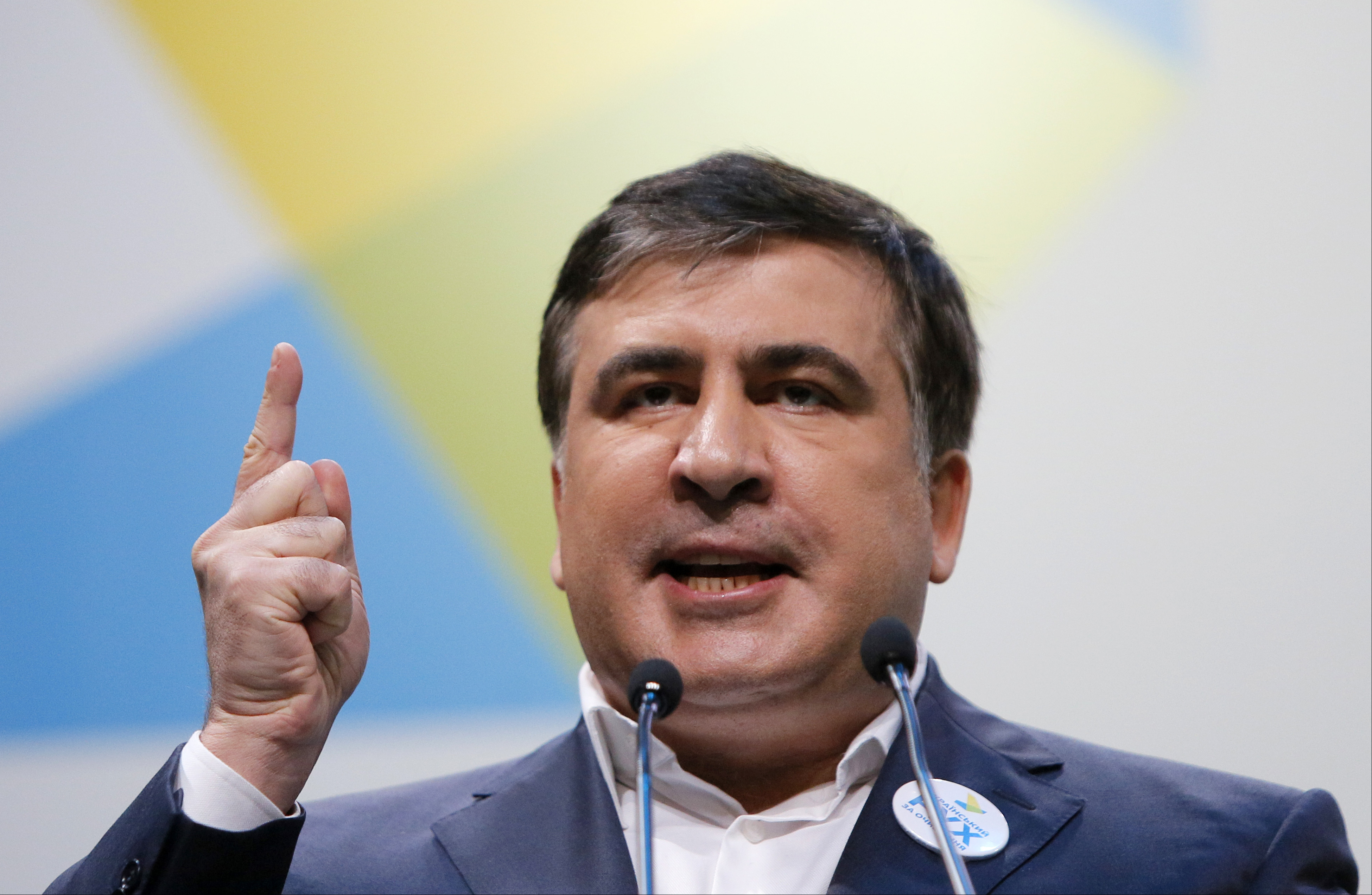 Ex-Georgia leader vows to regain Ukrainian citizenship