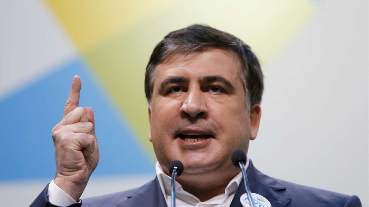 Ex-Georgia leader vows to regain Ukrainian citizenship