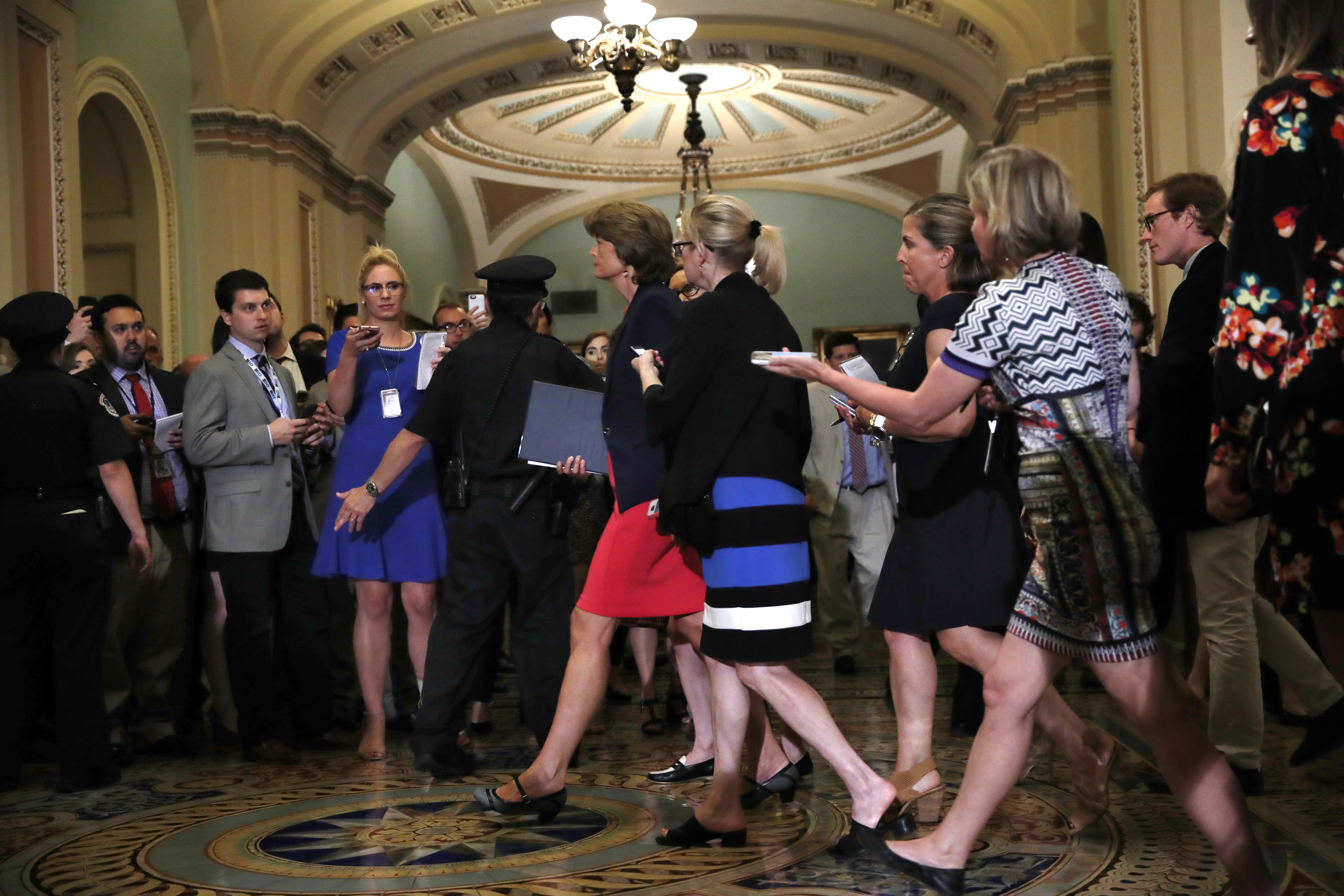 Alaska senator unfazed by Trump tweet