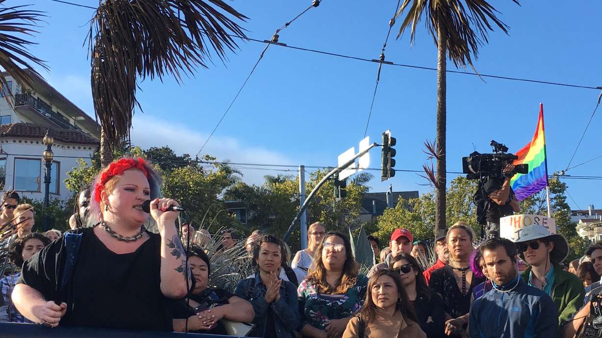 The Latest: Military chief says transgender policy to remain