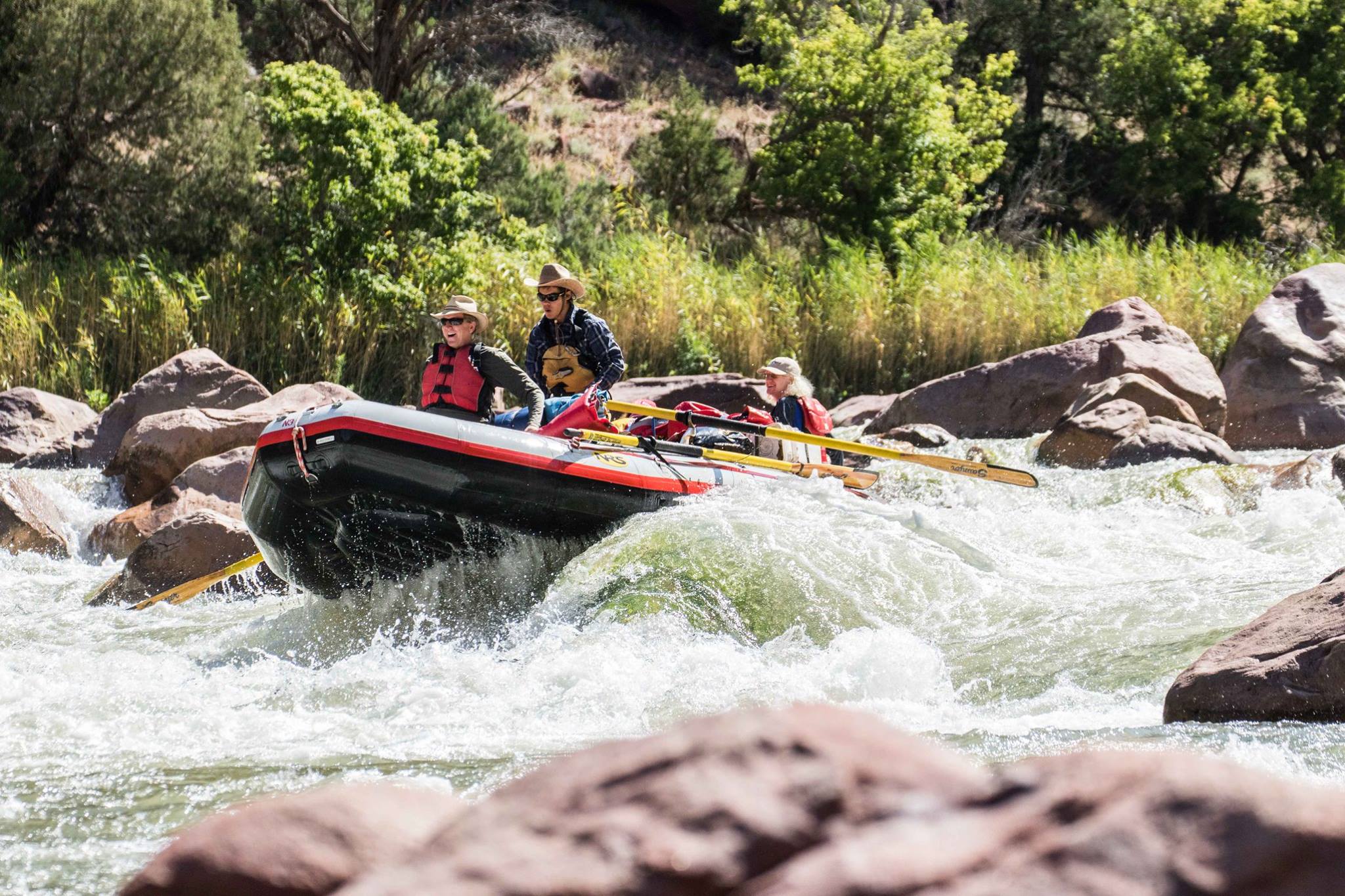 4 great places to river raft in the Flaming Gorge area