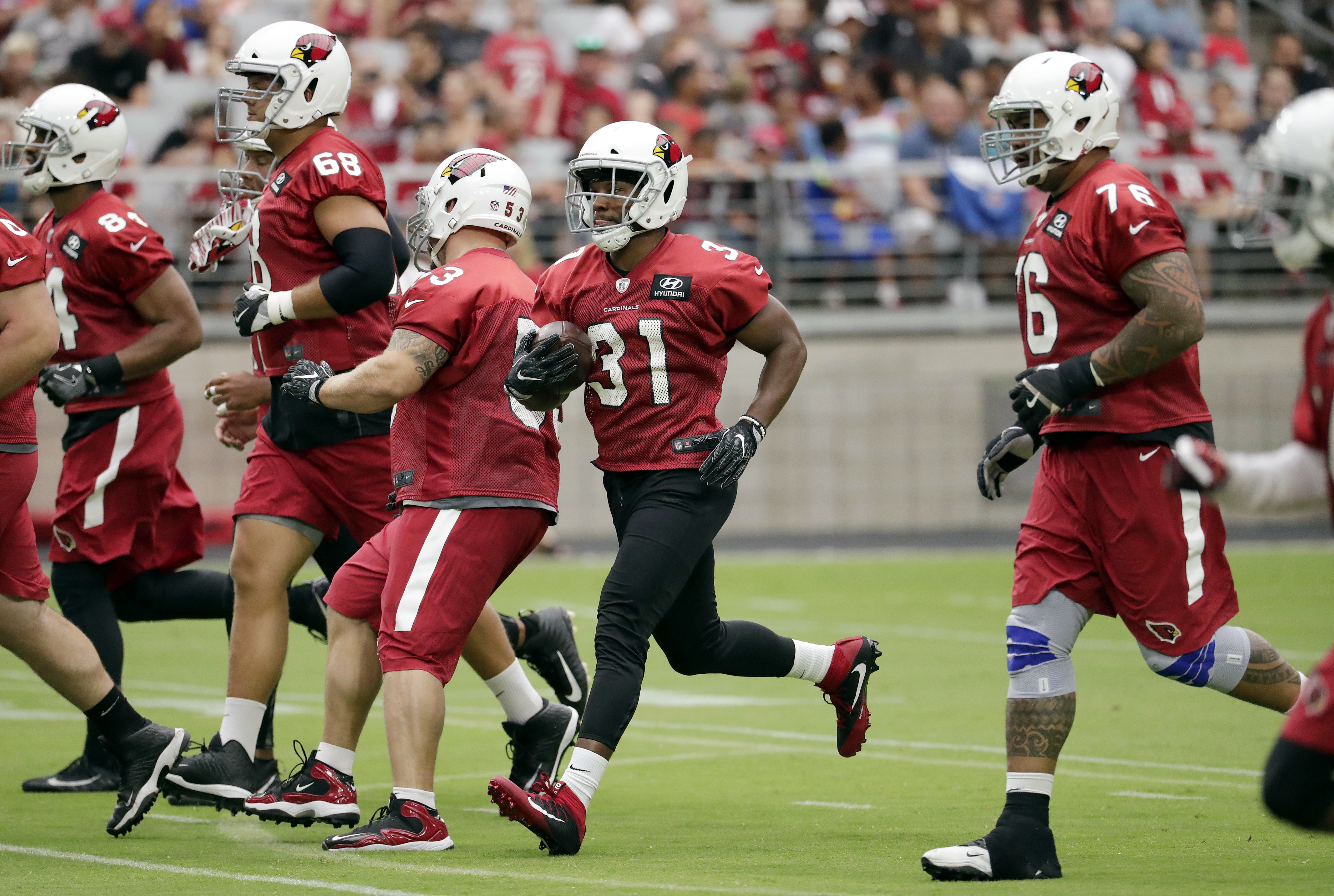 Johnson sets sights on 1,000 yards receiving, 1,000 rushing