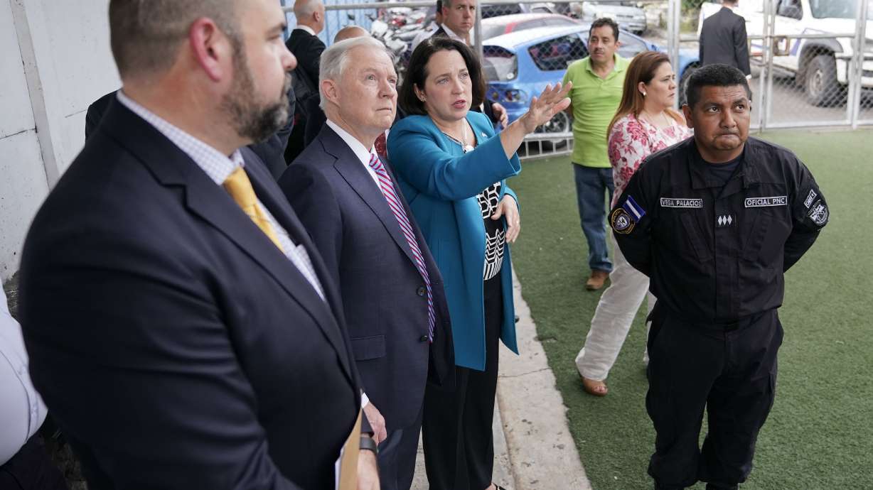 Sessions hopes anti-gang effort will mend fences with Trump