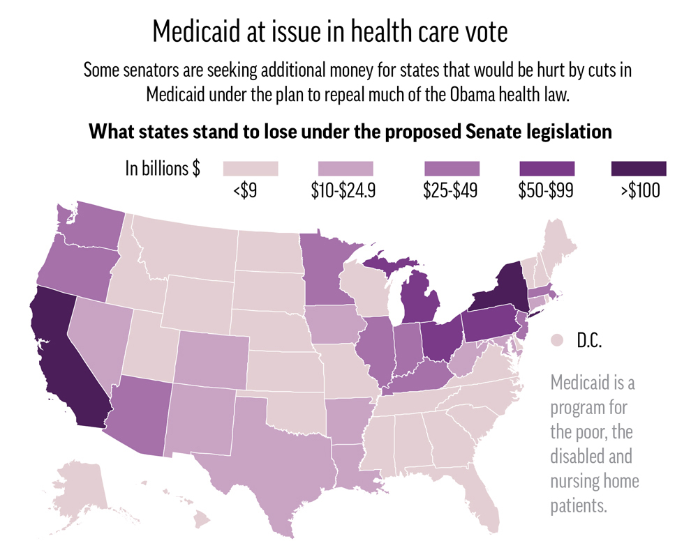 The Latest: Trump says 'let Obamacare implode'