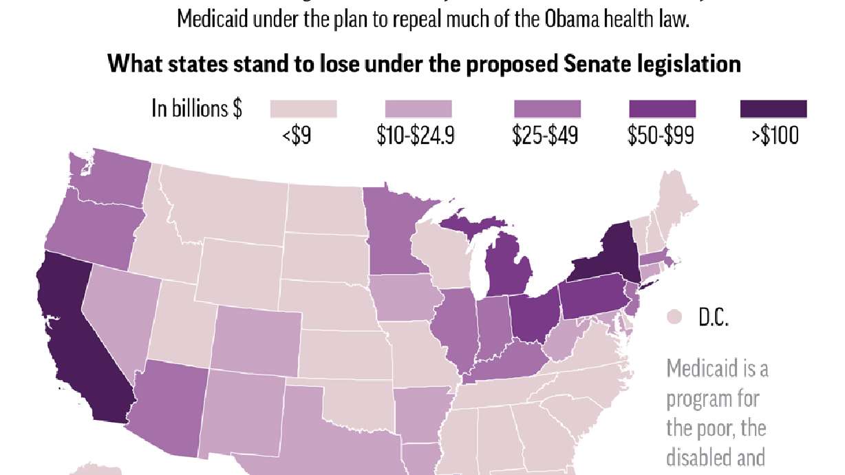 The Latest: Trump says 'let Obamacare implode'