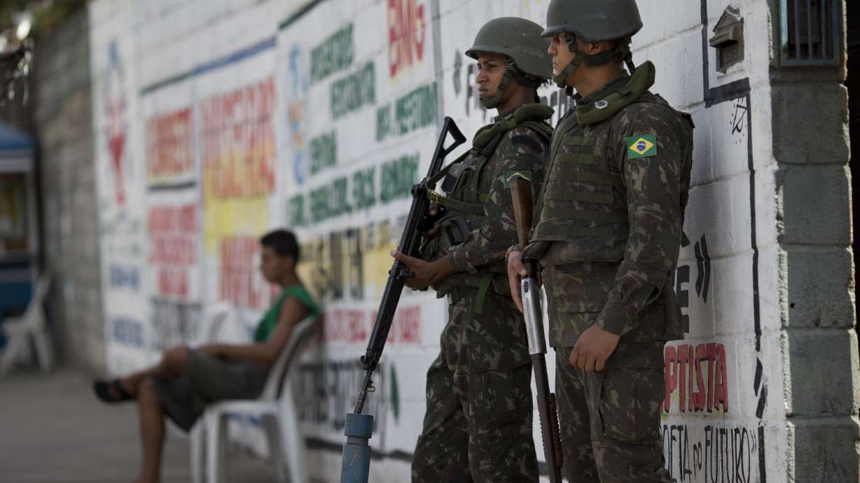 Troops deploy in Rio de Janeiro amid increasing violence
