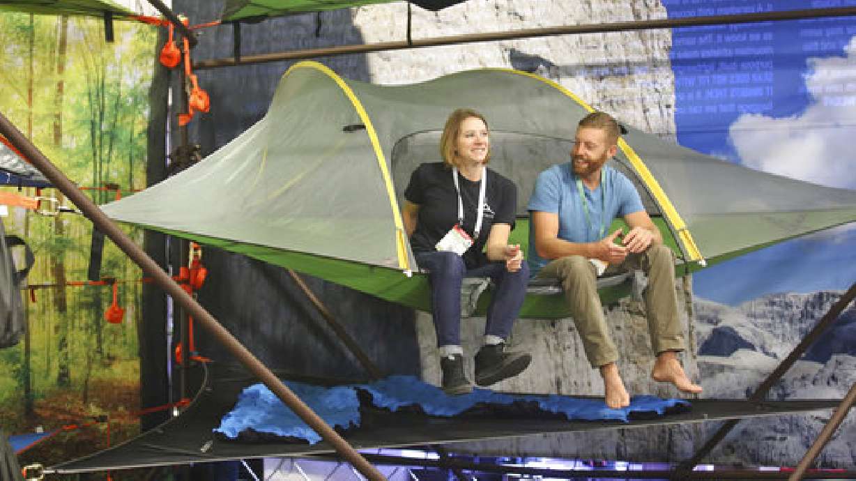 Tree tents get campers off the ground and into the air