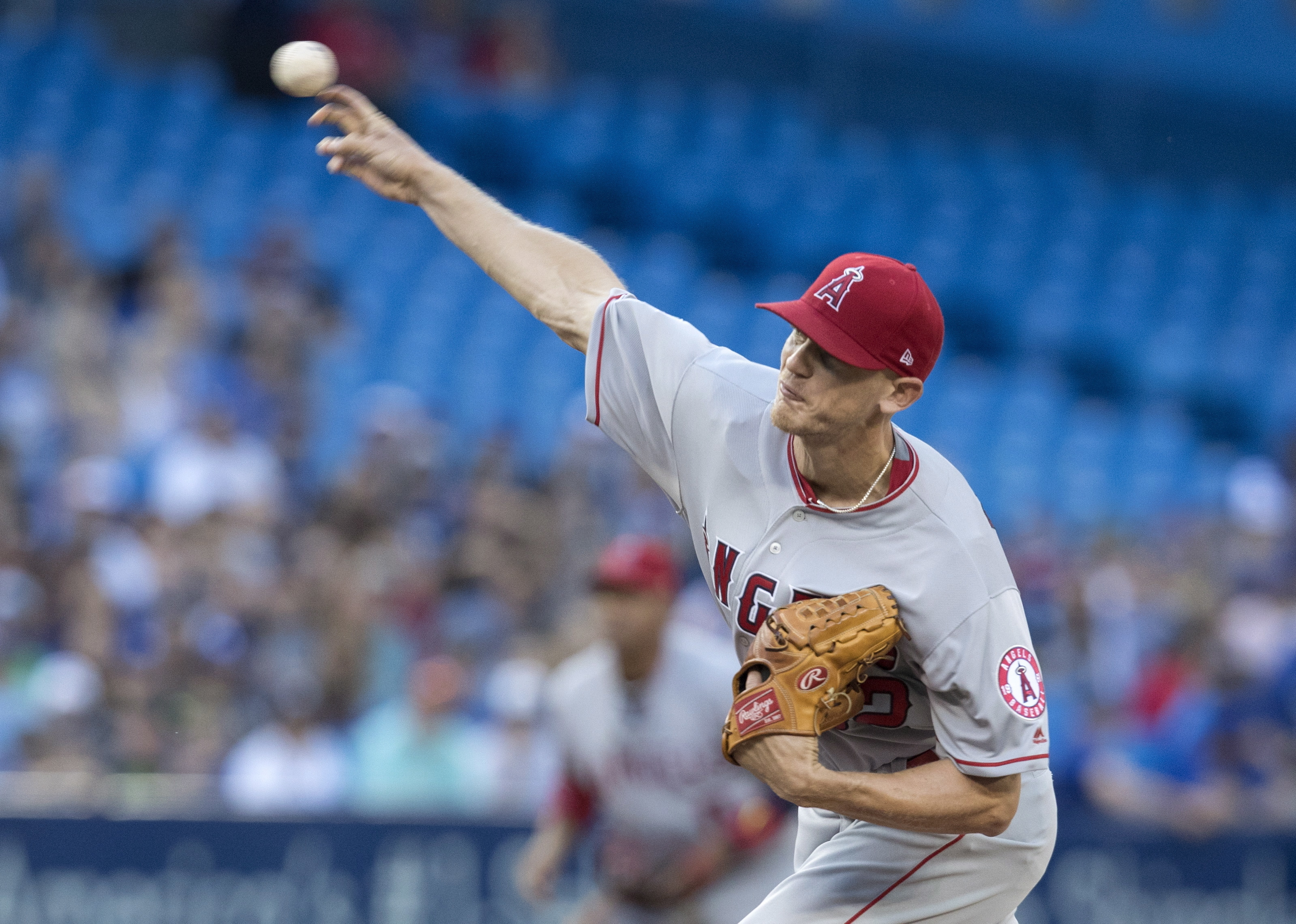 Bridwell pitches 7 1/3 sharp innings as Angels beat Jays 7-2