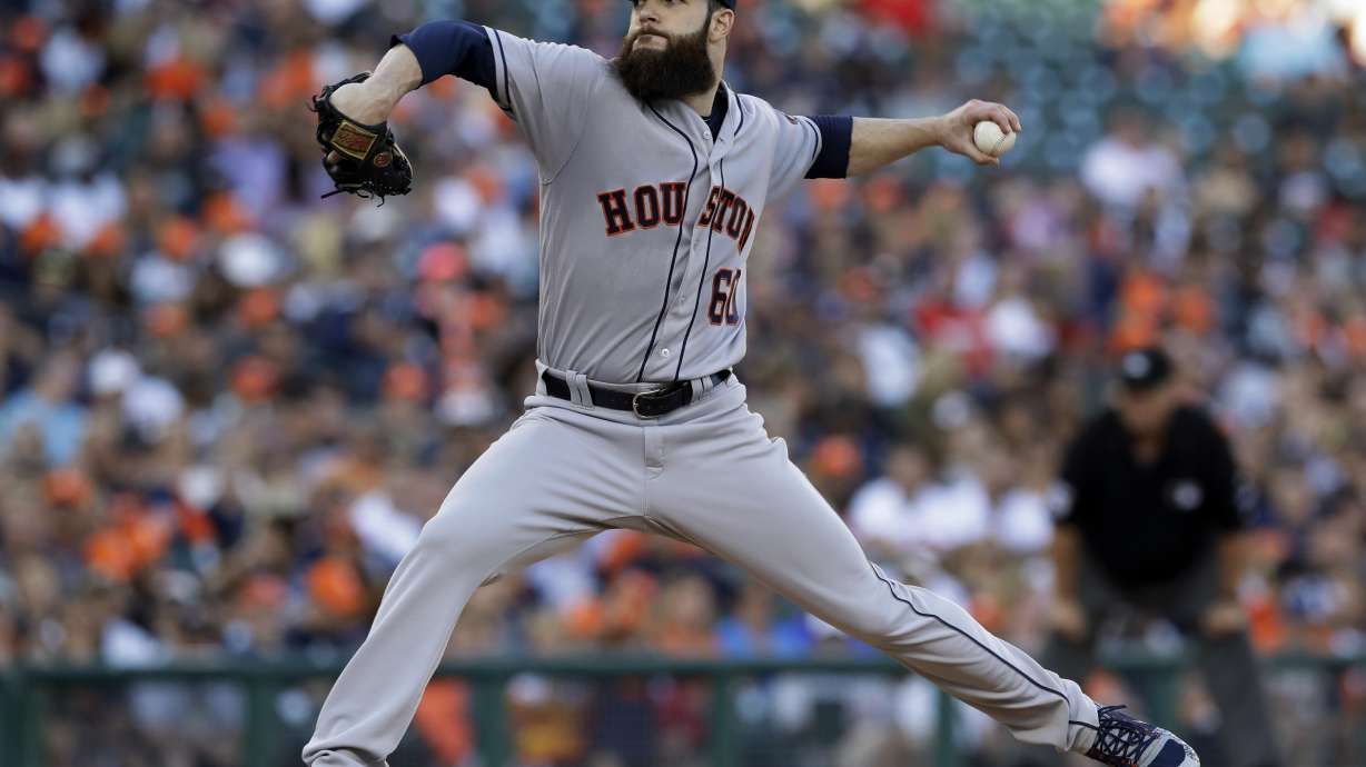 Reddick drives in 5, Astros rally for 6-5 win over Tigers