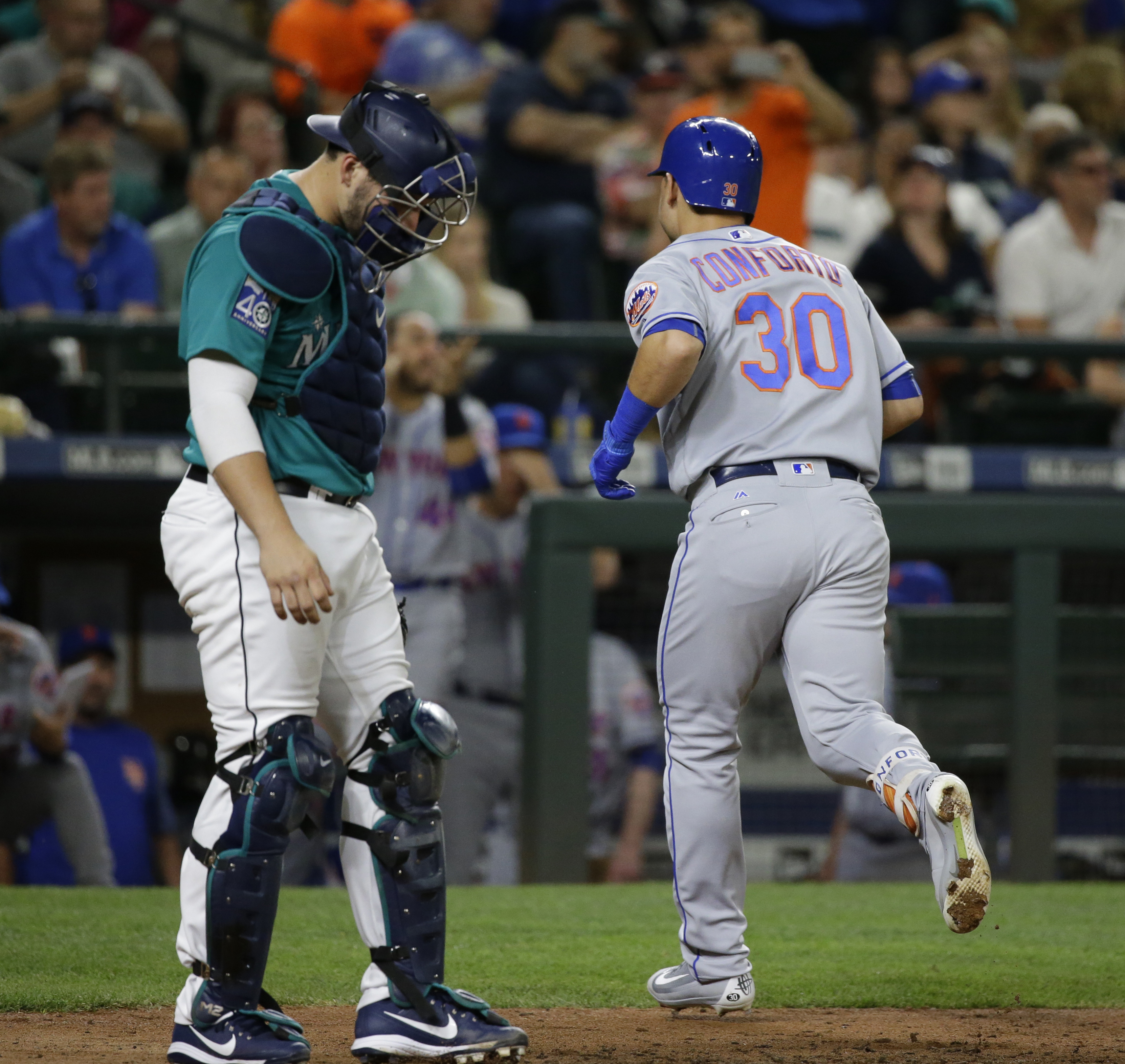 Conforto hits 2 HRs in hometown as Mets beat Mariners 7-5