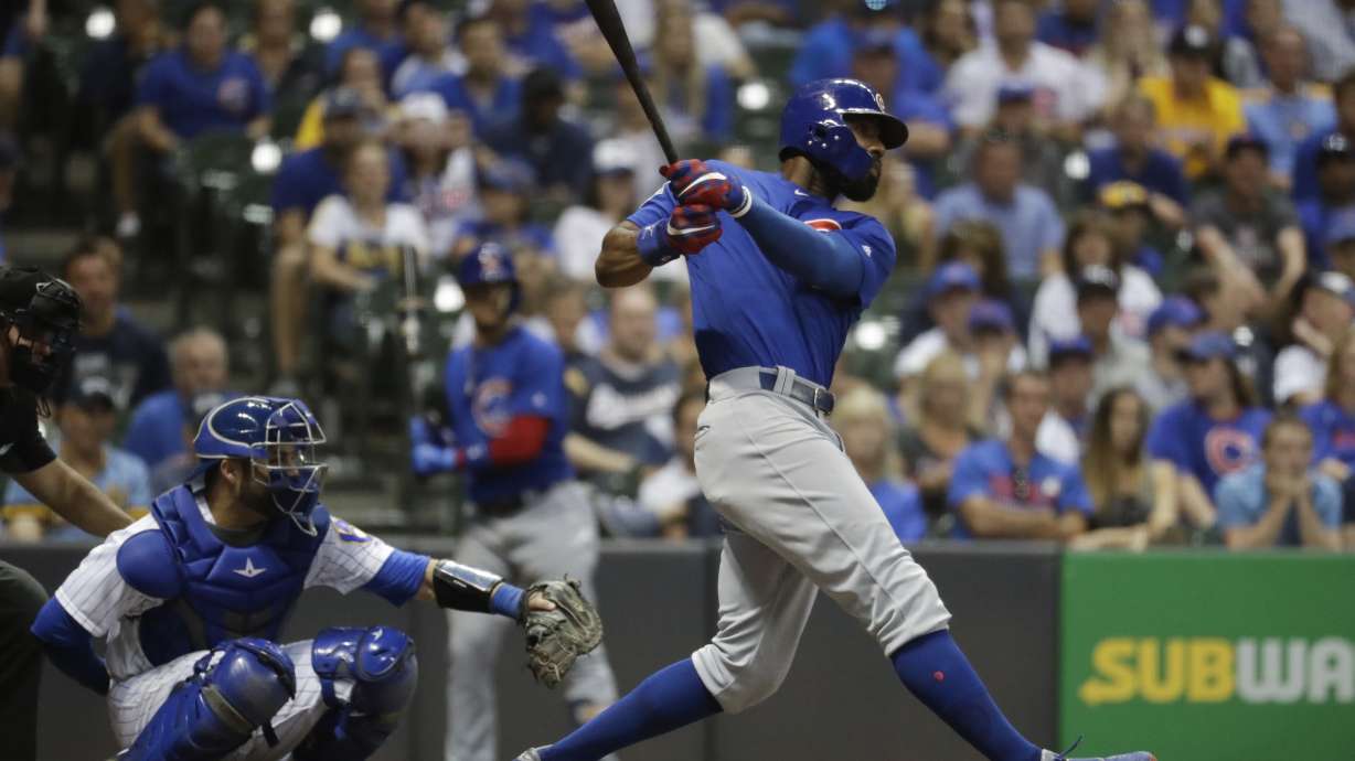 Heyward homers in 11th inning as Cubs top Brewers 2-1