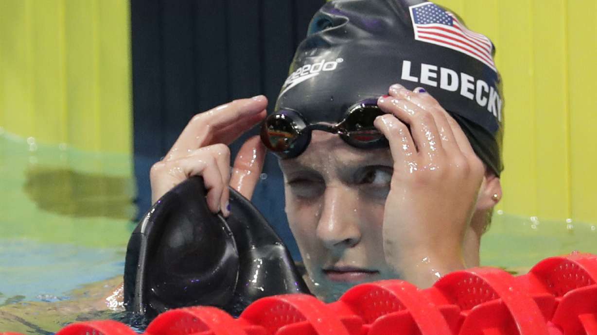 Katie Ledecky moving on after a bit of a letdown at worlds