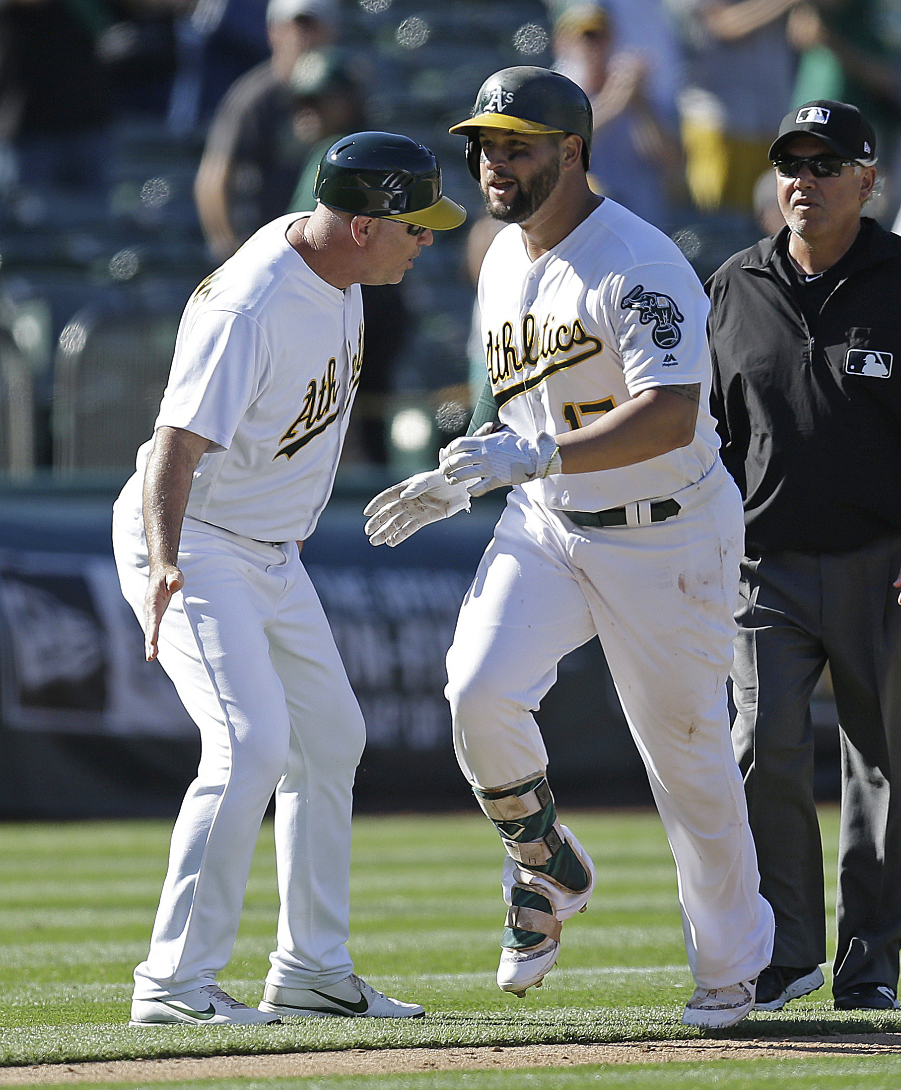 Alonso's HR in 12th powers A's past Twins, 6-5