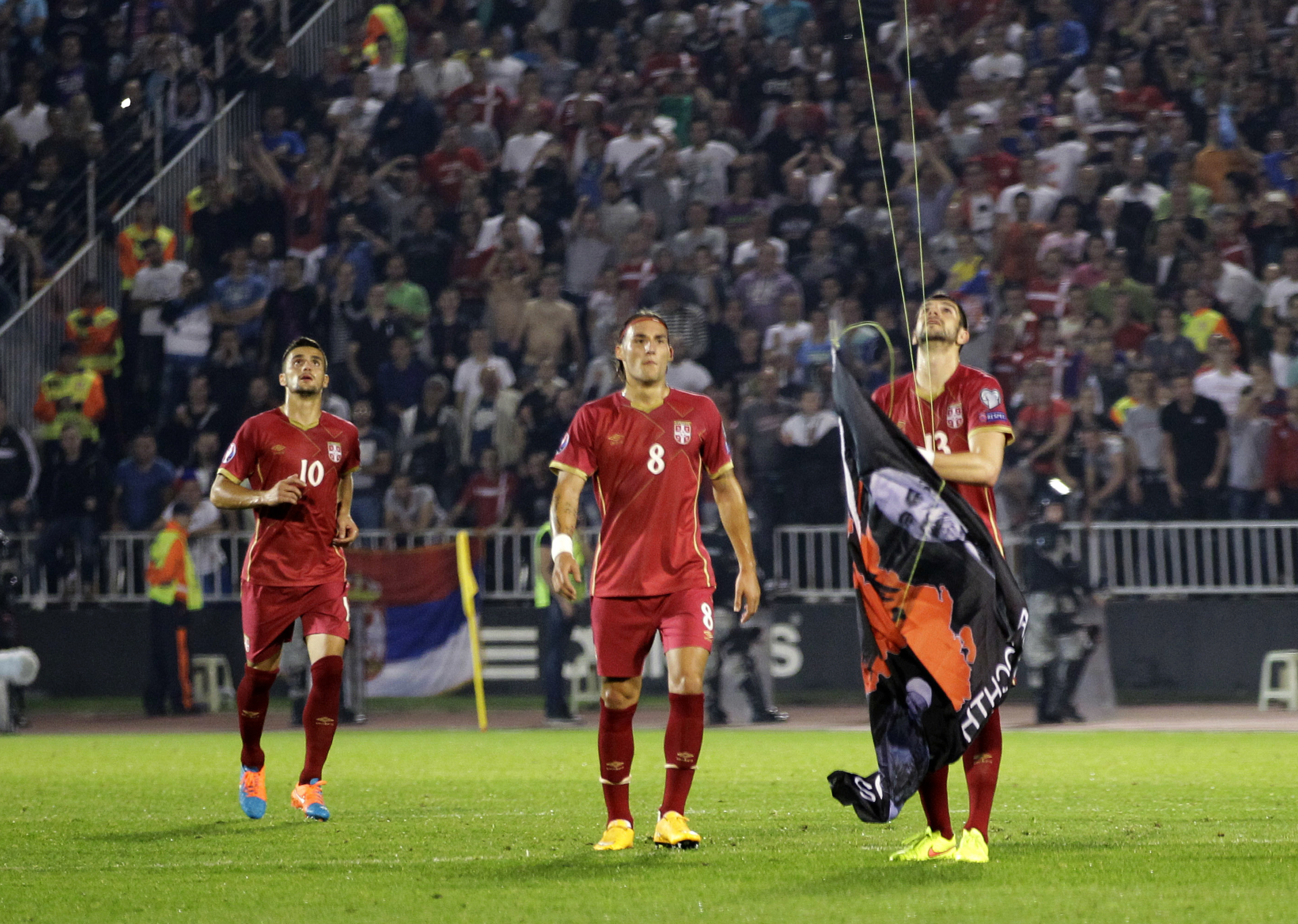 Albanian drone-flying soccer fan seeks asylum in Croatia