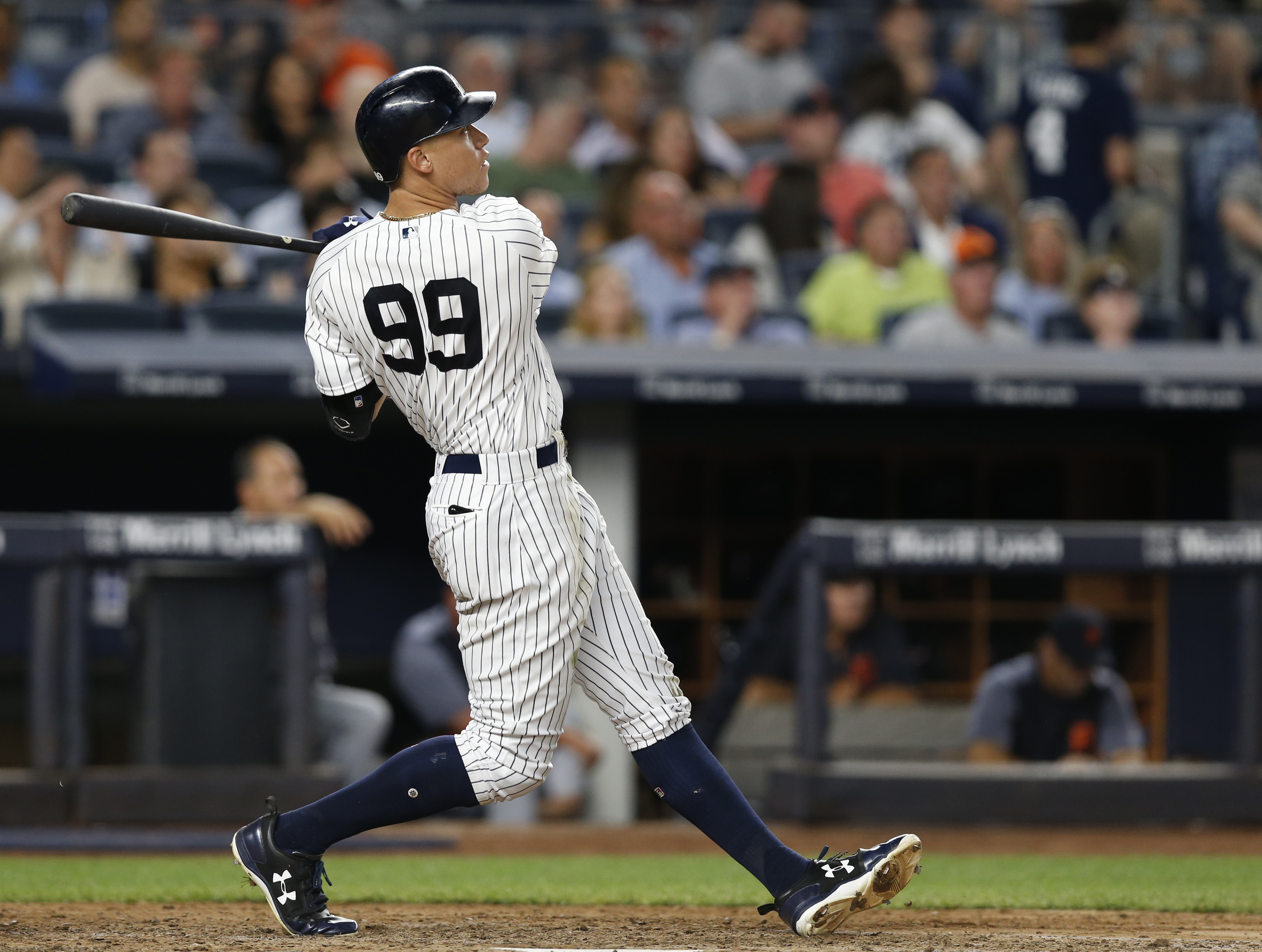 Judge snaps slump with 34th HR, Yankees top Tigers 7-3