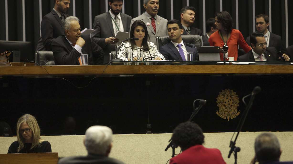 The Latest: Brazil's president survives congressional vote