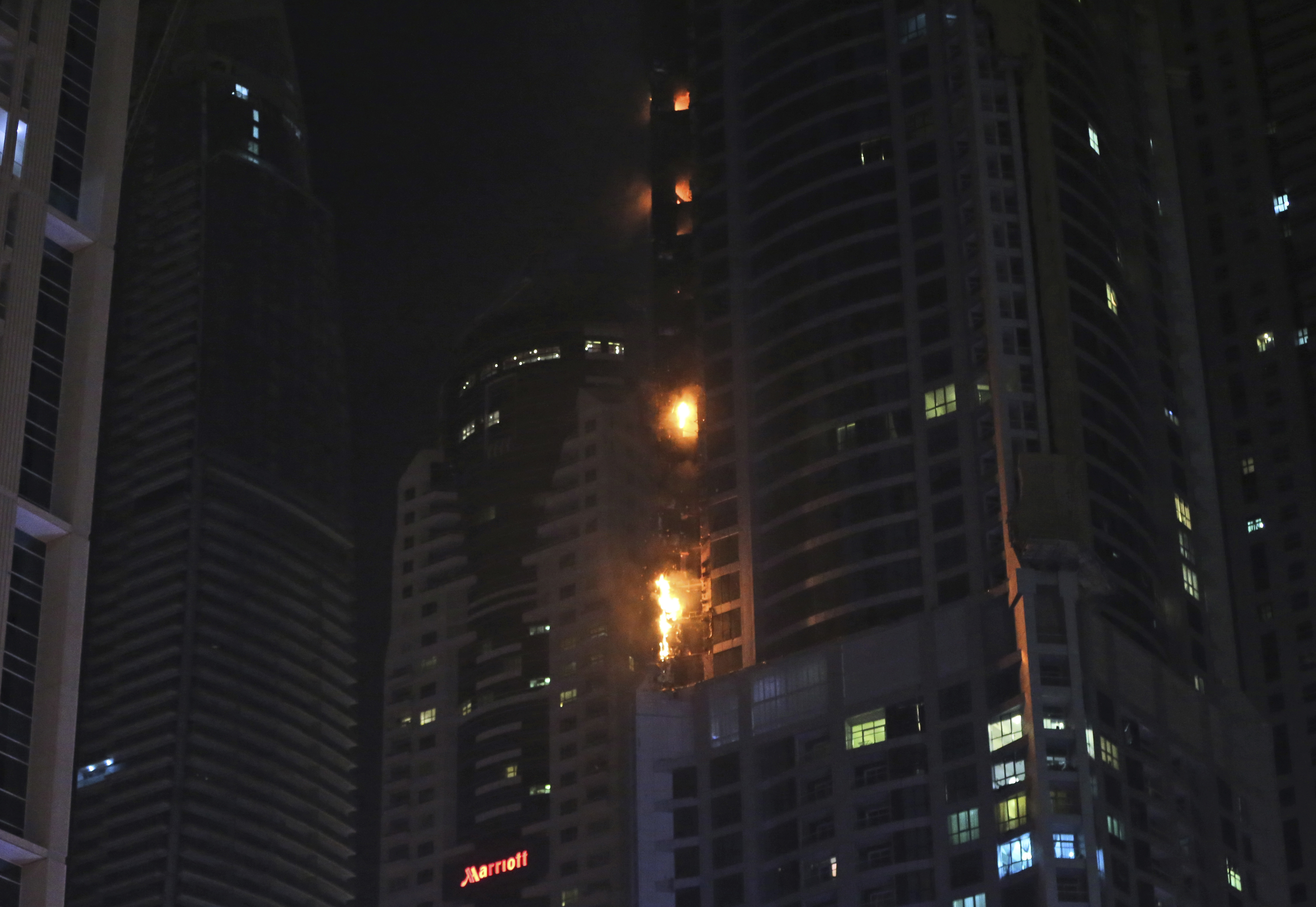 Fire put out at 87-story residential skyscraper in Dubai