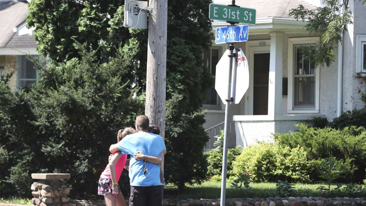 The Latest: NTSB: Father, son were moving meter during blast